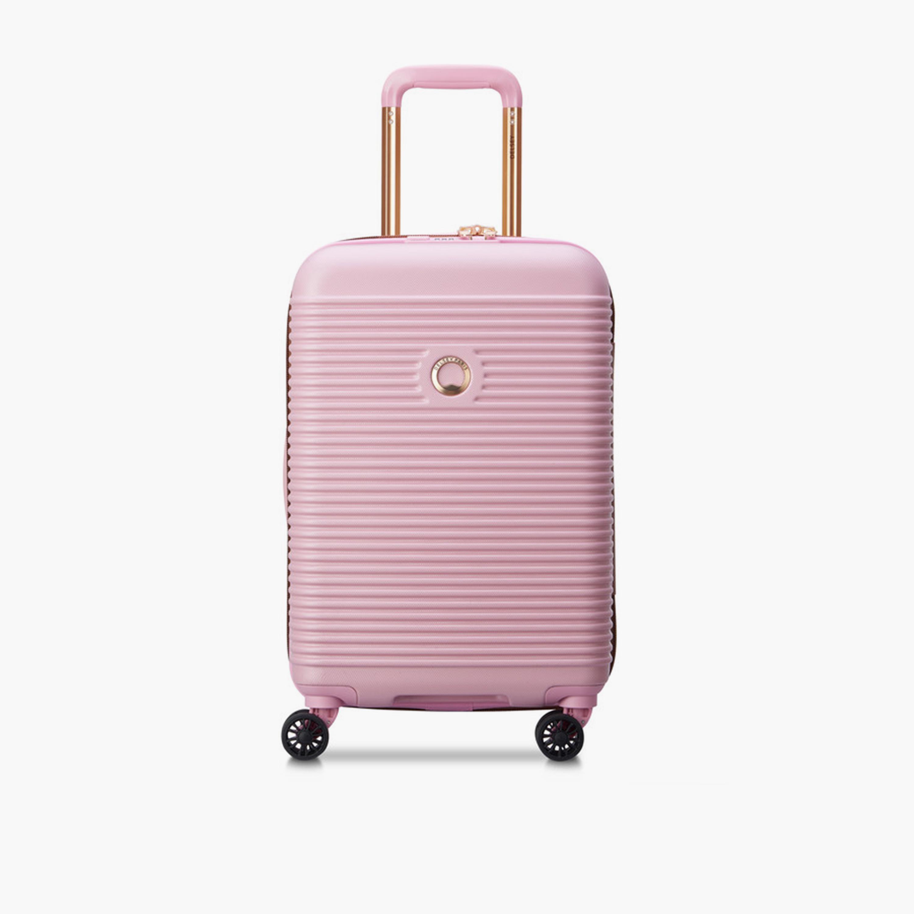 Delsey Freestyle 55 CM Small Cabin Polypropylene Hard Sided 4-Wheeler Spinner Trolley Bag with TSA Combination Lock-travel-luggagesandbags-luggage-image-1