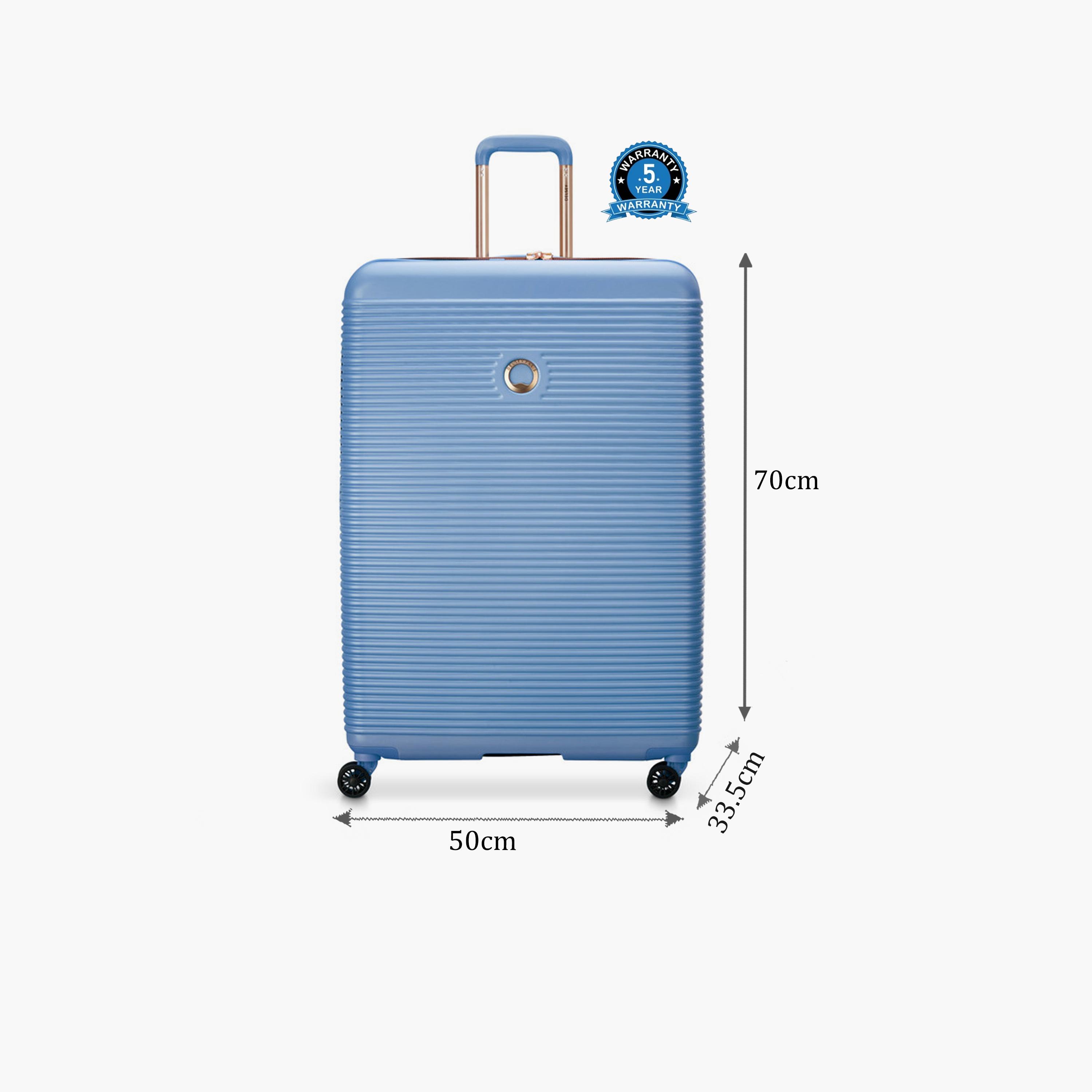Delsey Freestyle 70 CM Medium Check-in Polypropylene Hard Sided 4-Wheeler Spinner Trolley Bag with TSA Combination Lock-travel-luggagesandbags-luggage-image-2