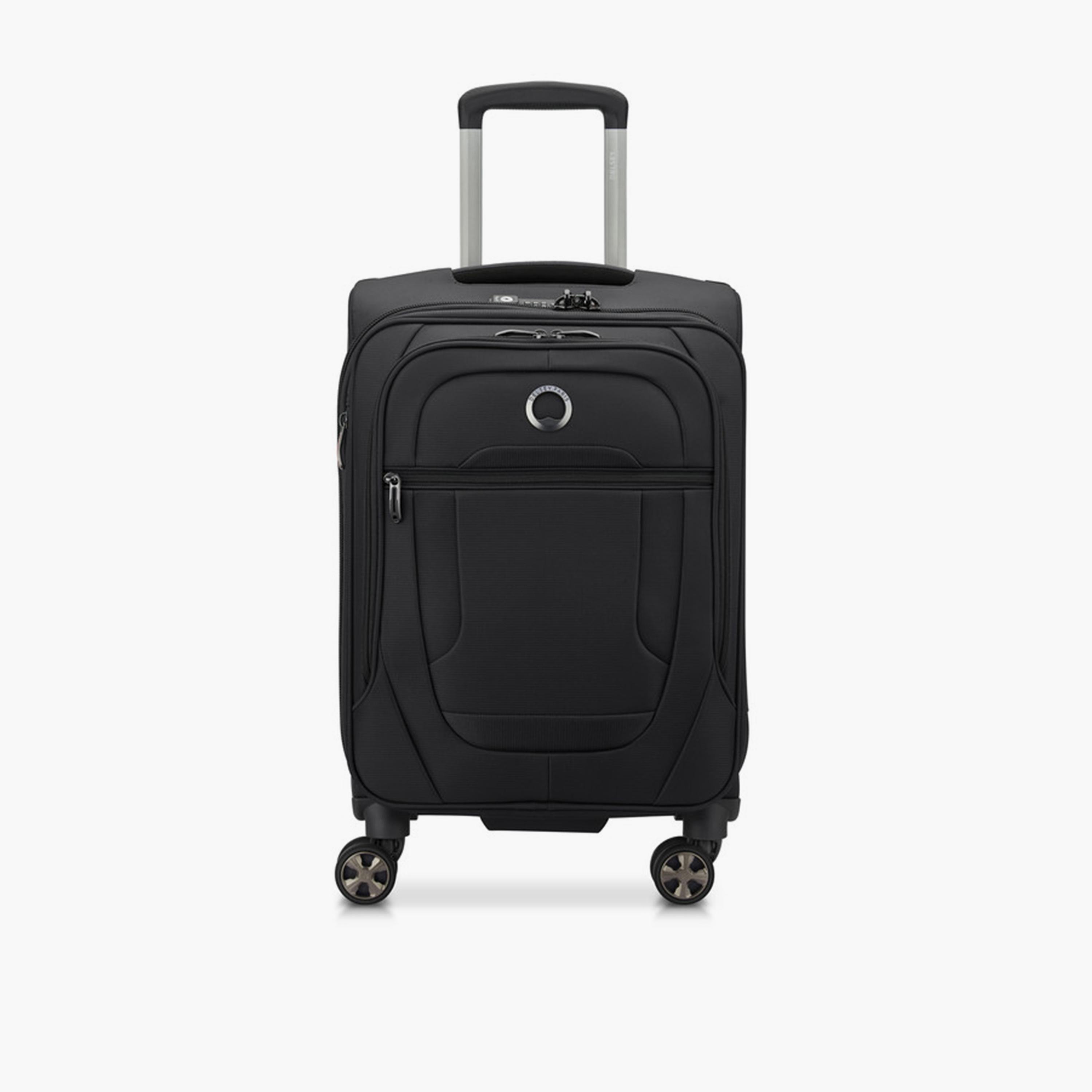 Delsey Helium DX Set of 3 Polyester Soft Sided 4-Wheeler Spinner Trolley Bag with TSA Combination Lock-travel-luggagesandbags-luggage-image-5