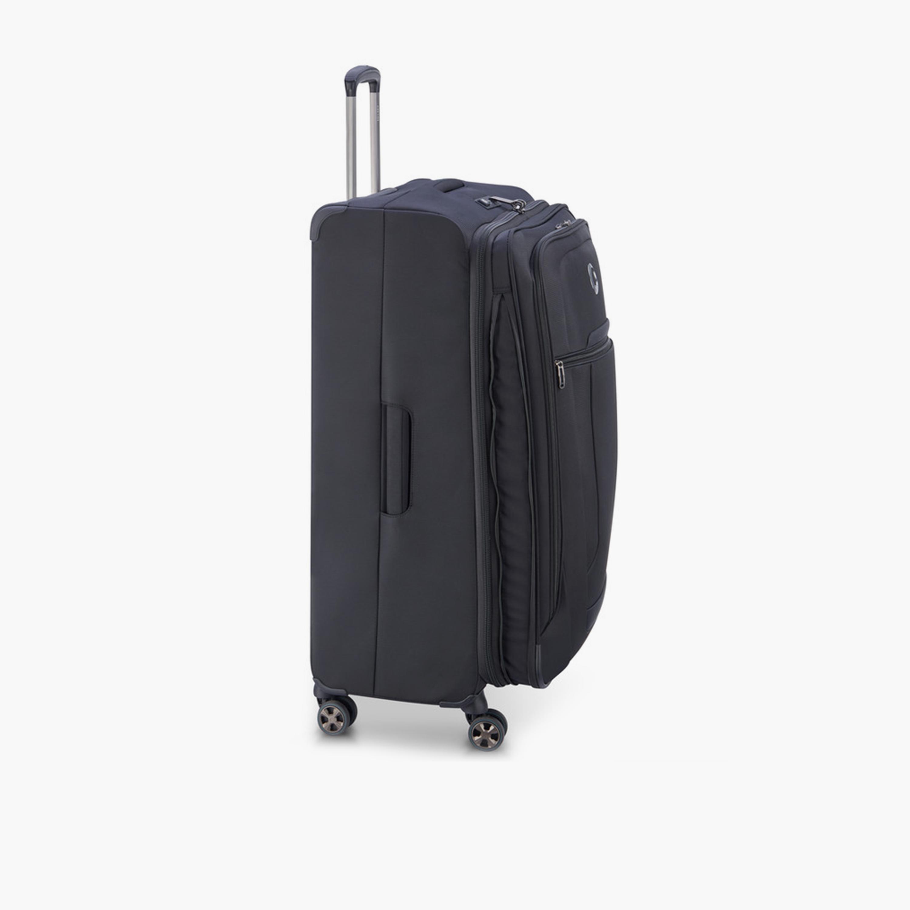 Delsey Helium DX 55 CM Small Cabin Polyester Soft Sided 4-Wheeler Spinner Trolley Bag with TSA Combination Lock-travel-luggagesandbags-luggage-image-6