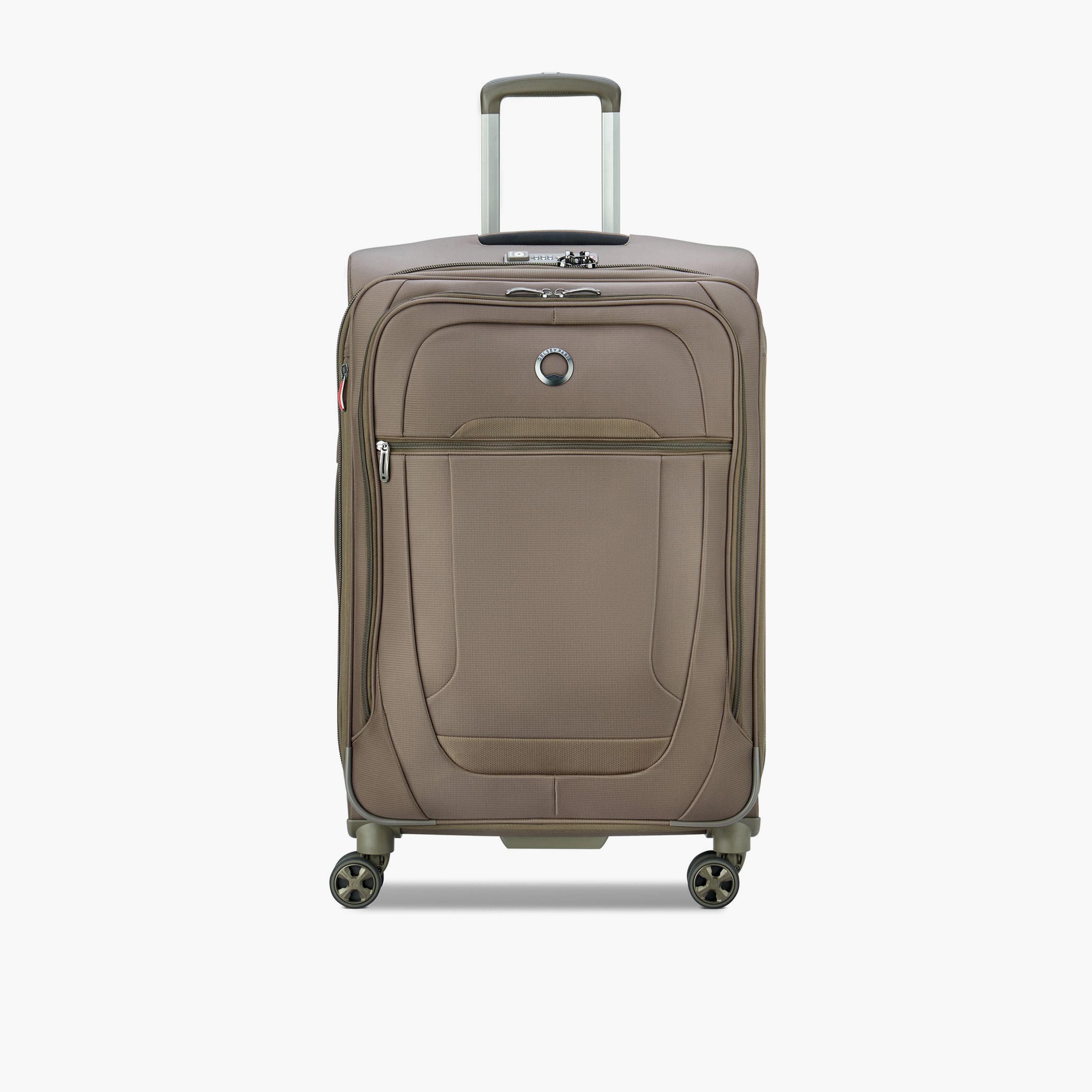Delsey Helium DX Set of 3 Polyester Soft Sided 4-Wheeler Spinner Trolley Bag with TSA Combination Lock-travel-luggagesandbags-luggage-image-5