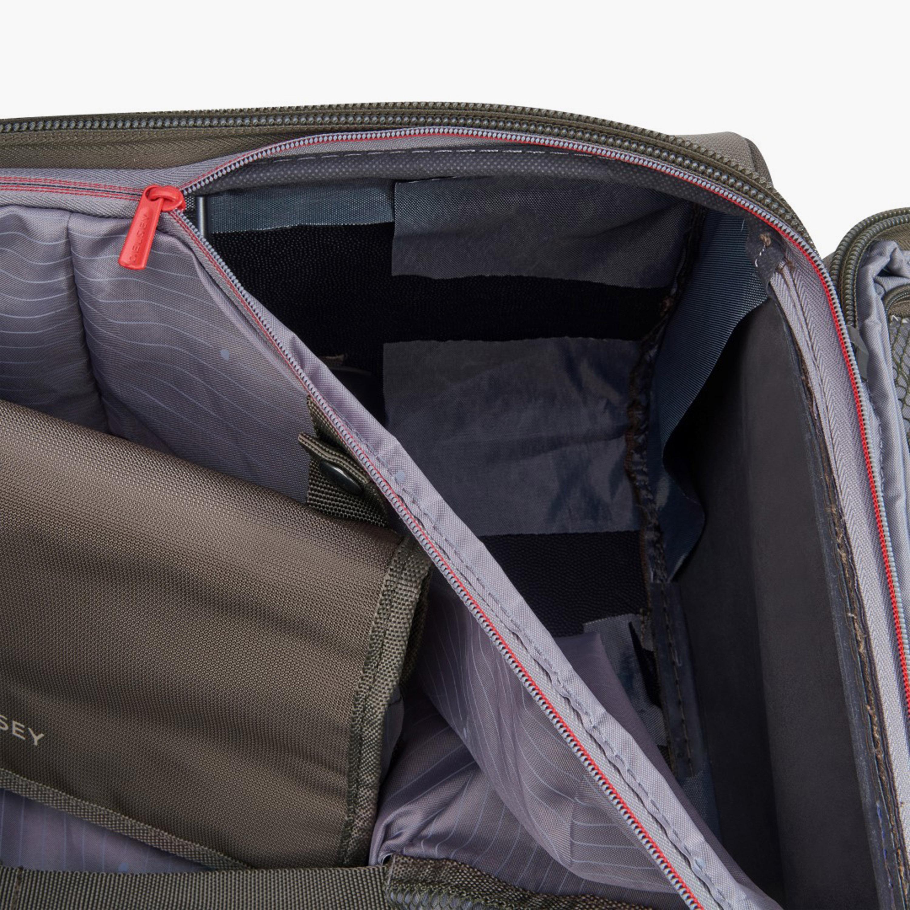 Delsey Helium DX Set of 3 Polyester Soft Sided 4-Wheeler Spinner Trolley Bag with TSA Combination Lock-travel-luggagesandbags-luggage-image-8
