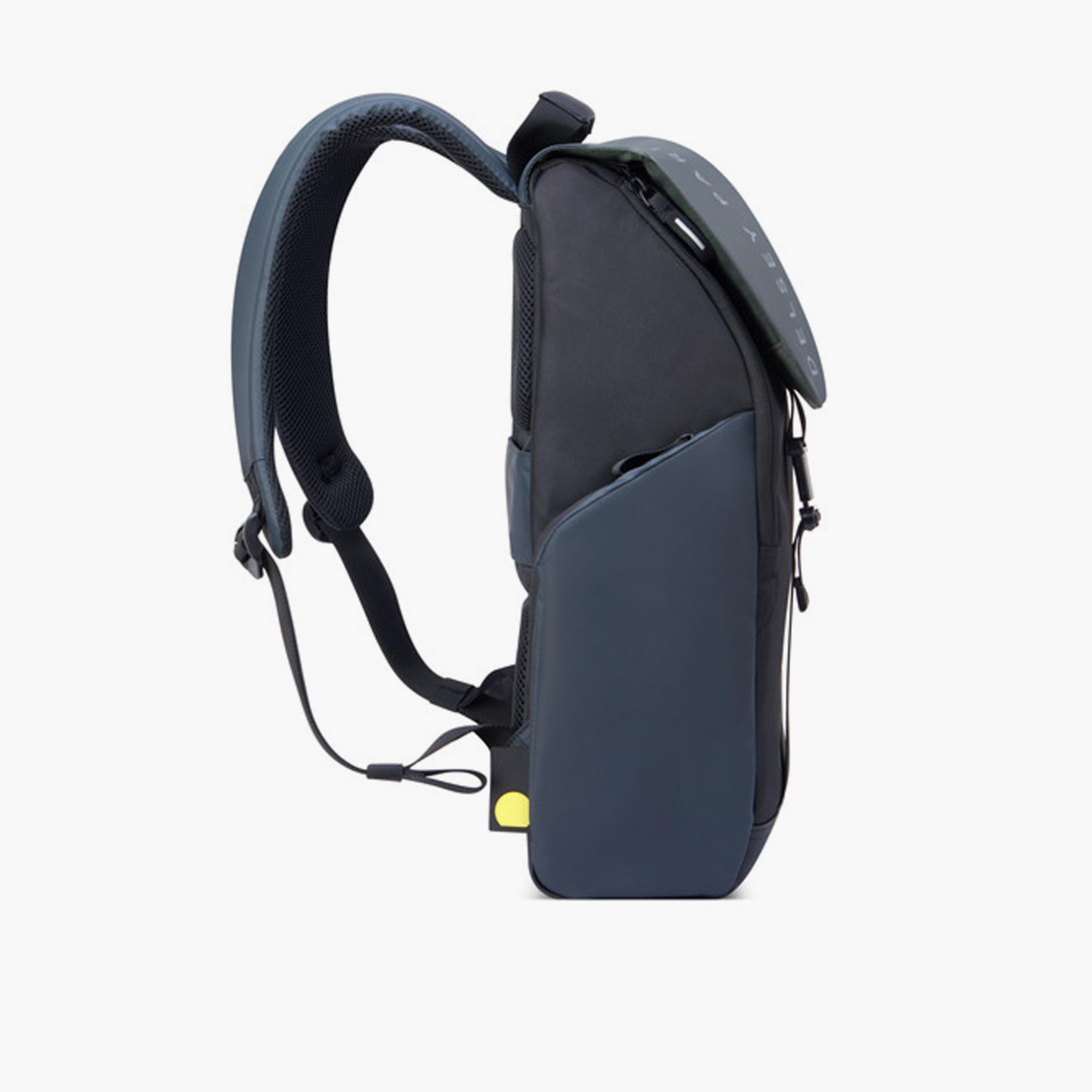 Delsey Securflap 21 L | 15 Inches Laptop Backpack, Polyester | 2020610-00-men-bags-image-4