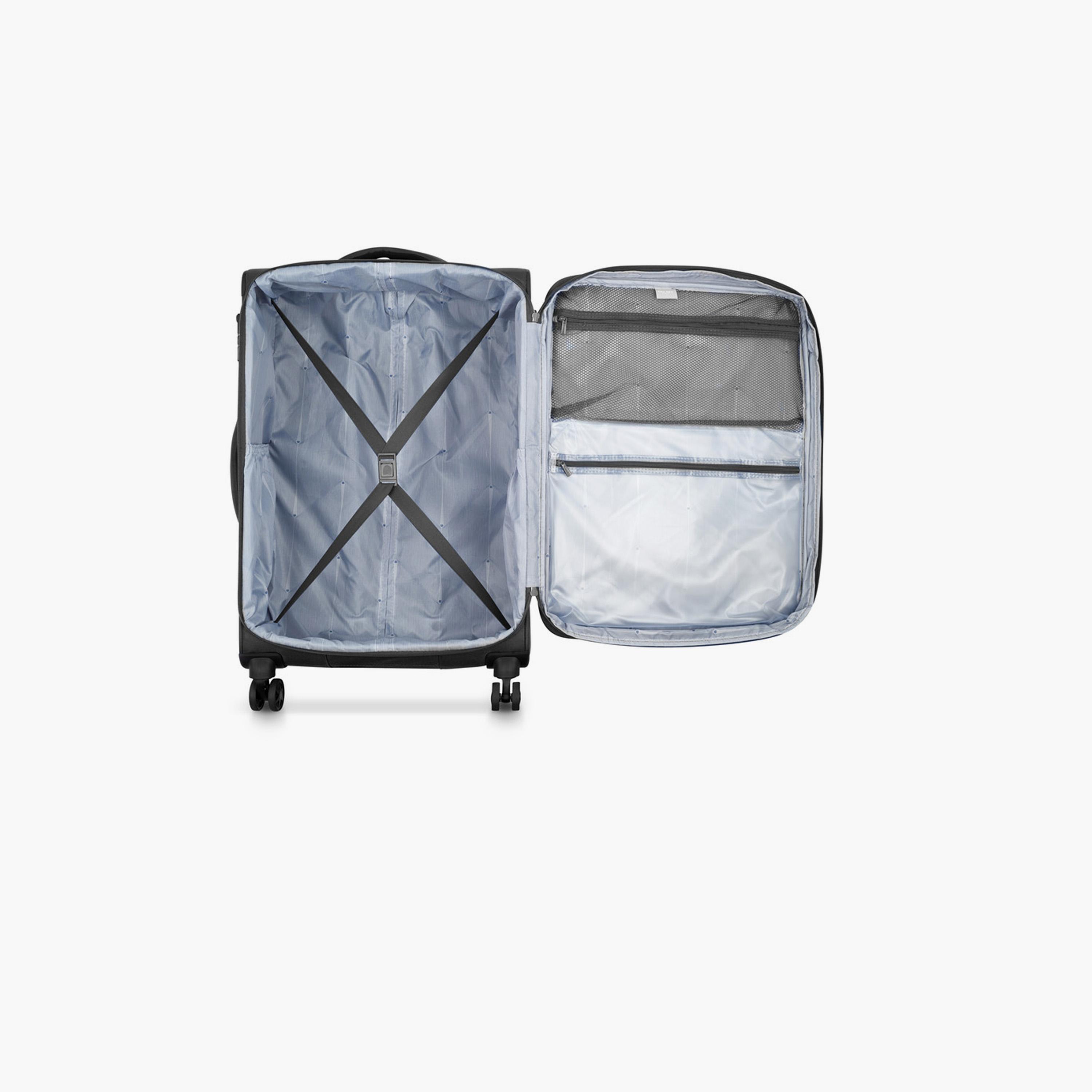 Delsey Optimax Lite 70 CM Medium Check-in Polyester Soft Sided 4-Wheeler Spinner Trolley Bag with TSA Combination Lock-travel-luggagesandbags-luggage-image-6