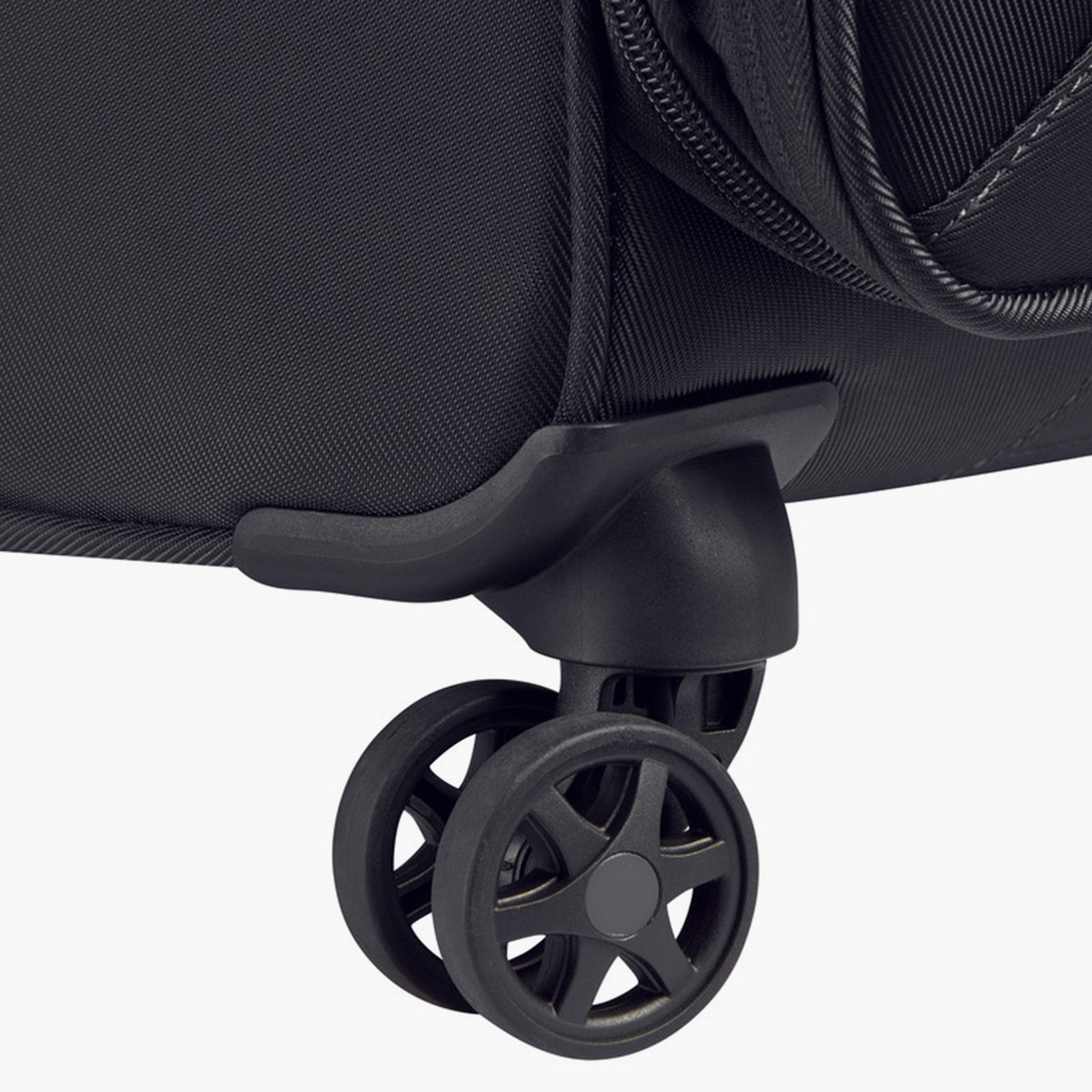 Delsey Optimax Lite 80 CM Large Check-in Polyester Soft Sided 4-Wheeler Spinner Trolley Bag with TSA Combination Lock-travel-luggagesandbags-luggage-image-8