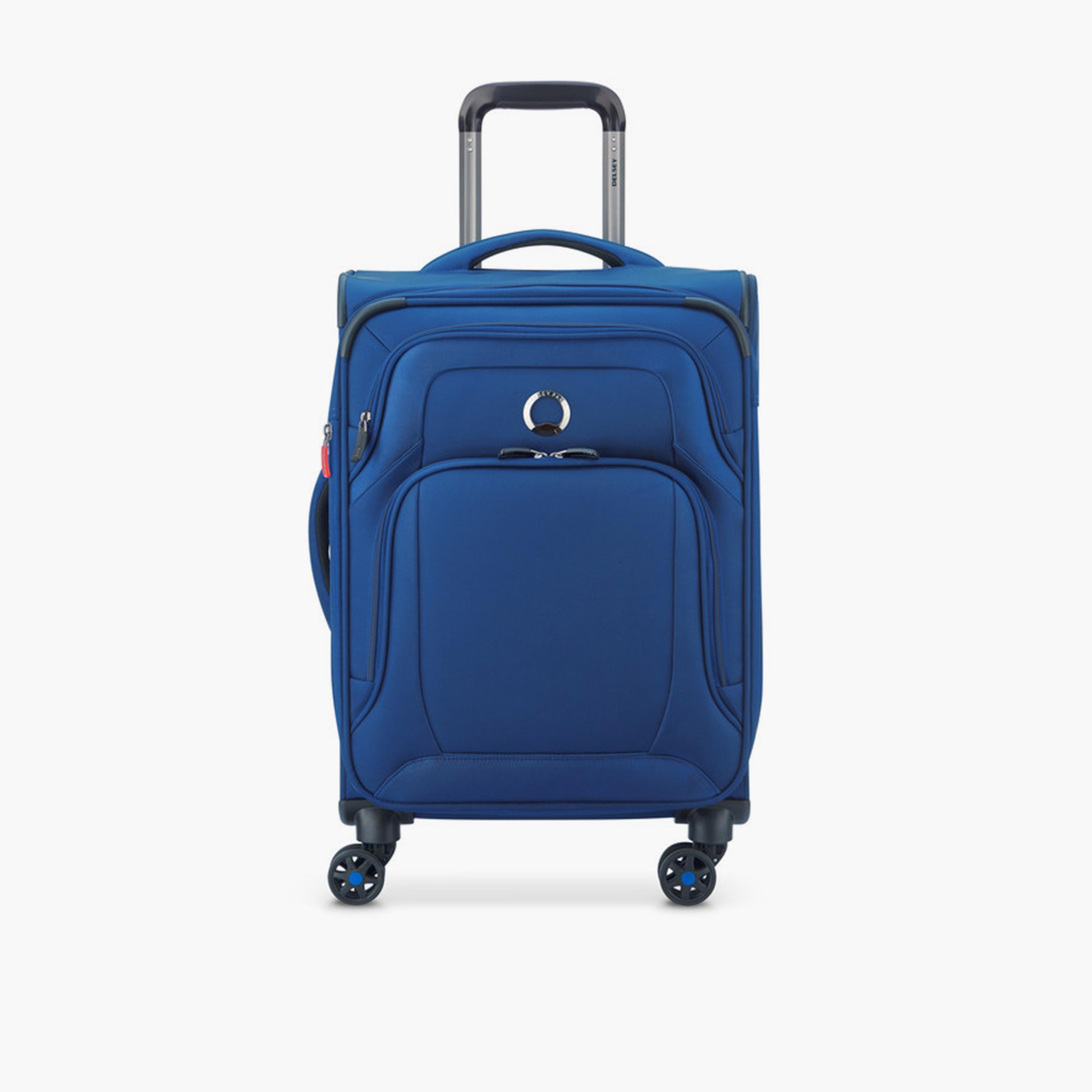 Delsey Optimax Lite Set of 3 Polyester Soft Sided 4-Wheeler Spinner Trolley Bag with TSA Combination Lock-travel-luggagesandbags-luggage-image-5