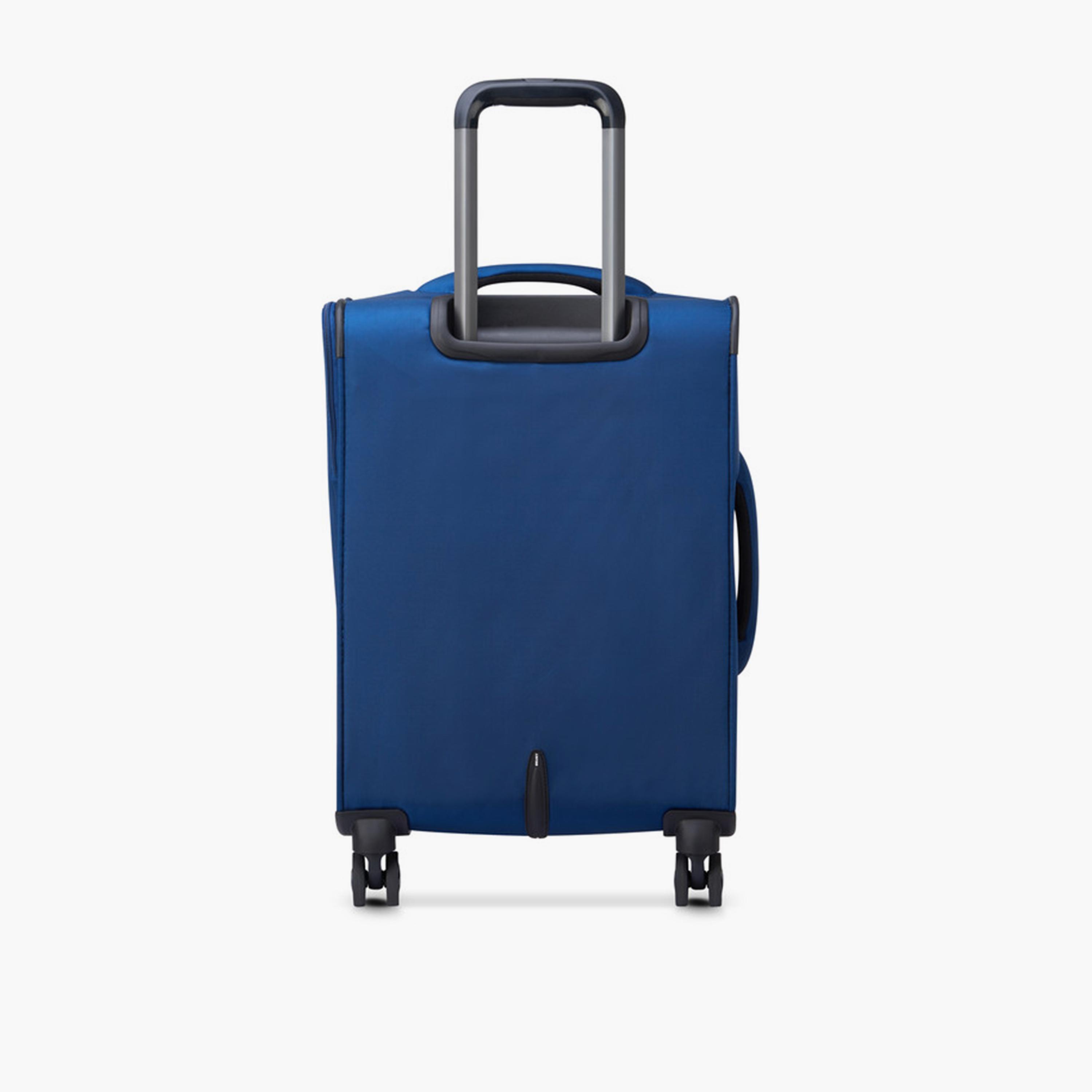 Delsey Optimax Lite 55 CM Small Cabin Polyester Soft Sided 4-Wheeler Spinner Trolley Bag with TSA Combination Lock-travel-luggagesandbags-luggage-image-6