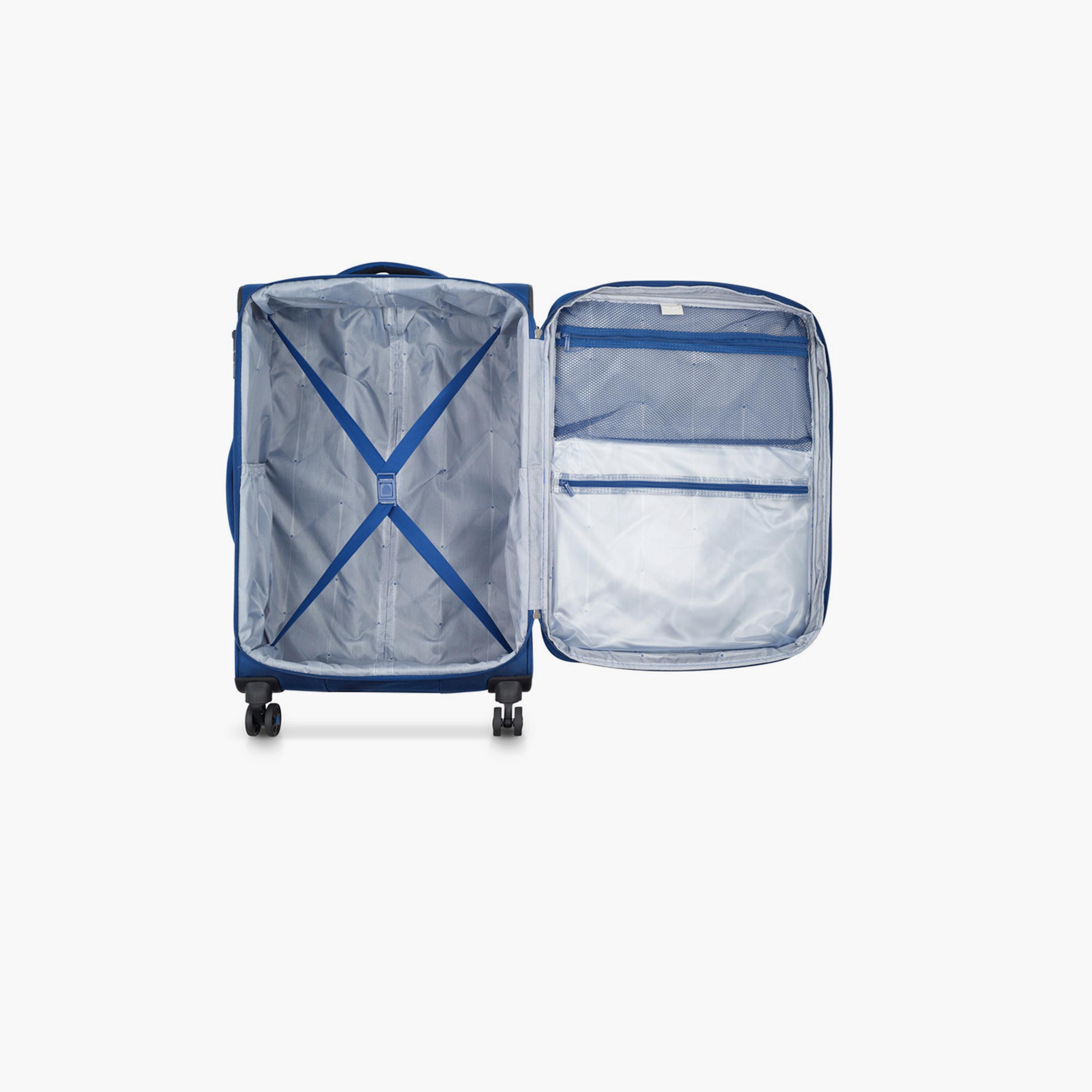 Delsey Optimax Lite 70 CM Medium Check-in Polyester Soft Sided 4-Wheeler Spinner Trolley Bag with TSA Combination Lock-travel-luggagesandbags-luggage-image-6