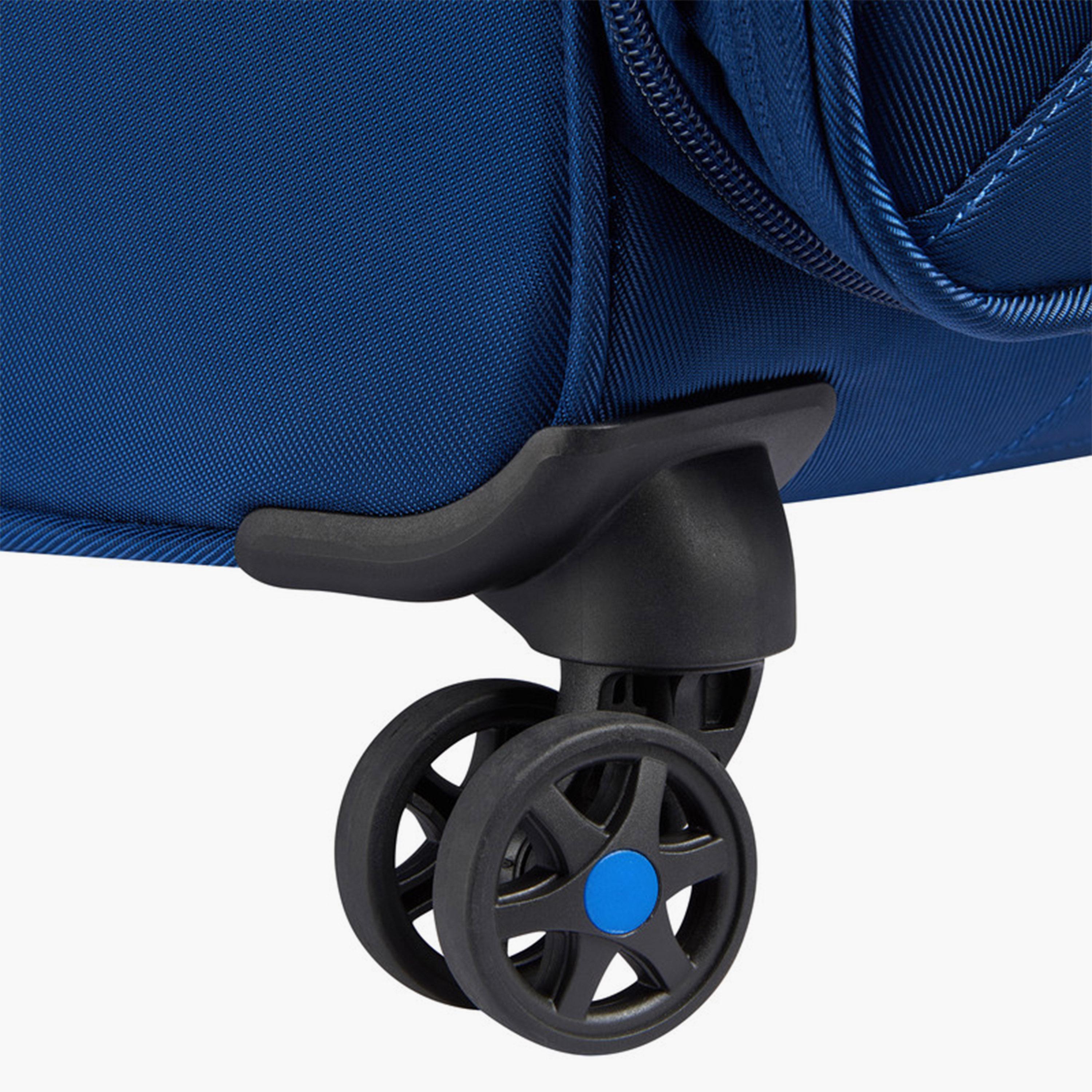 Delsey Optimax Lite 80 CM Large Check-in Polyester Soft Sided 4-Wheeler Spinner Trolley Bag with TSA Combination Lock-travel-luggagesandbags-luggage-image-7