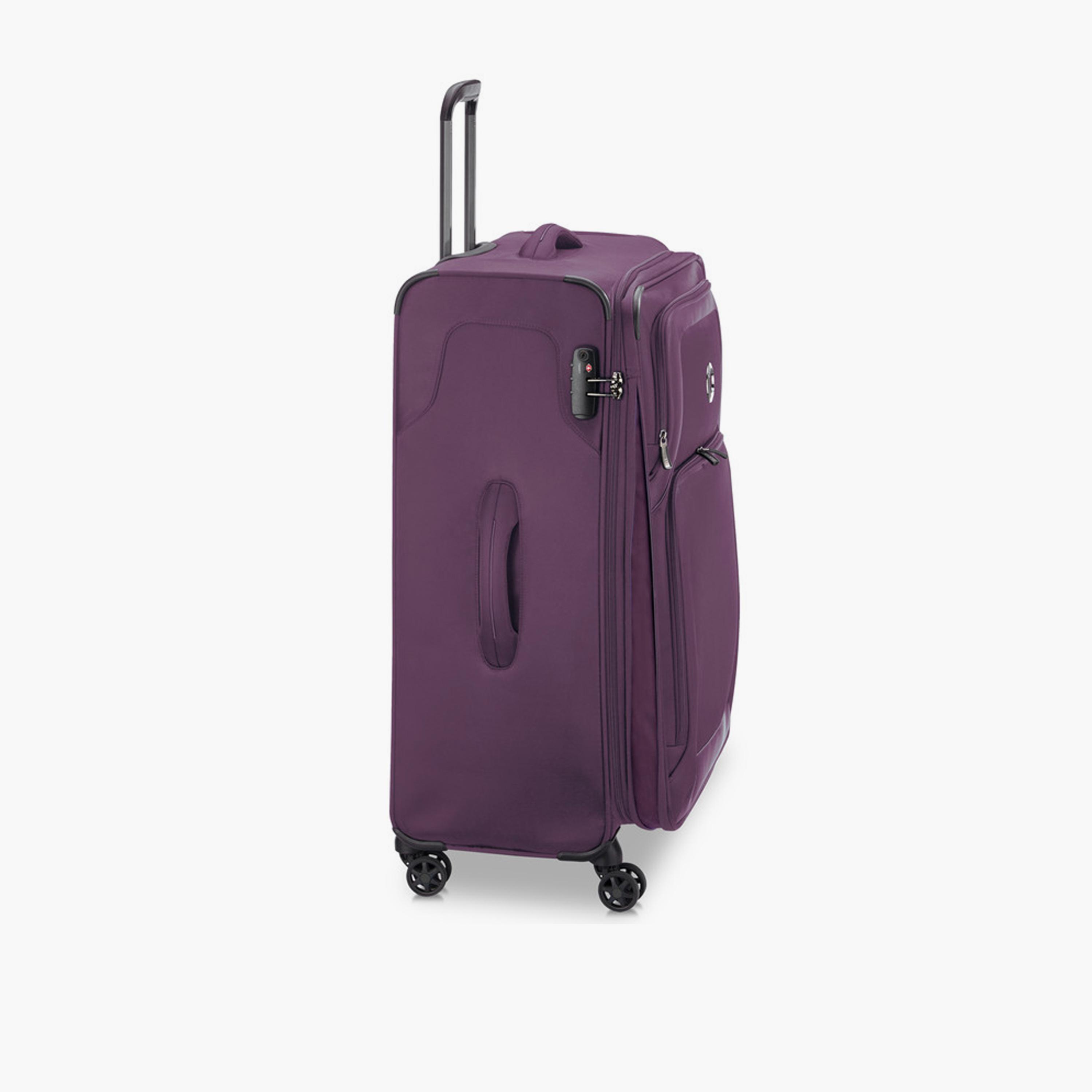 Delsey Optimax Lite 70 CM Medium Check-in Polyester Soft Sided 4-Wheeler Spinner Trolley Bag with TSA Combination Lock-travel-luggagesandbags-luggage-image-5