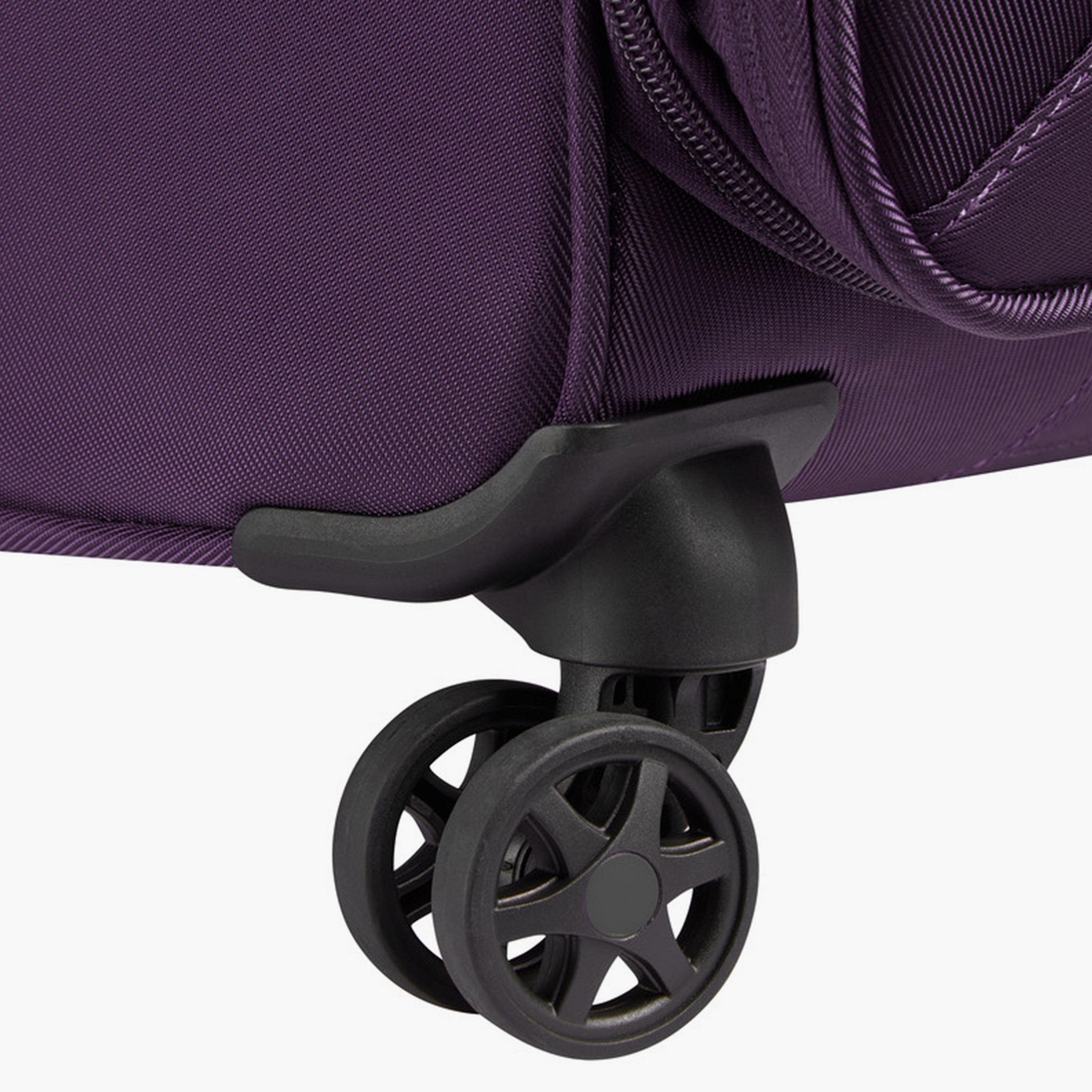 Delsey Optimax Lite 70 CM Medium Check-in Polyester Soft Sided 4-Wheeler Spinner Trolley Bag with TSA Combination Lock-travel-luggagesandbags-luggage-image-8