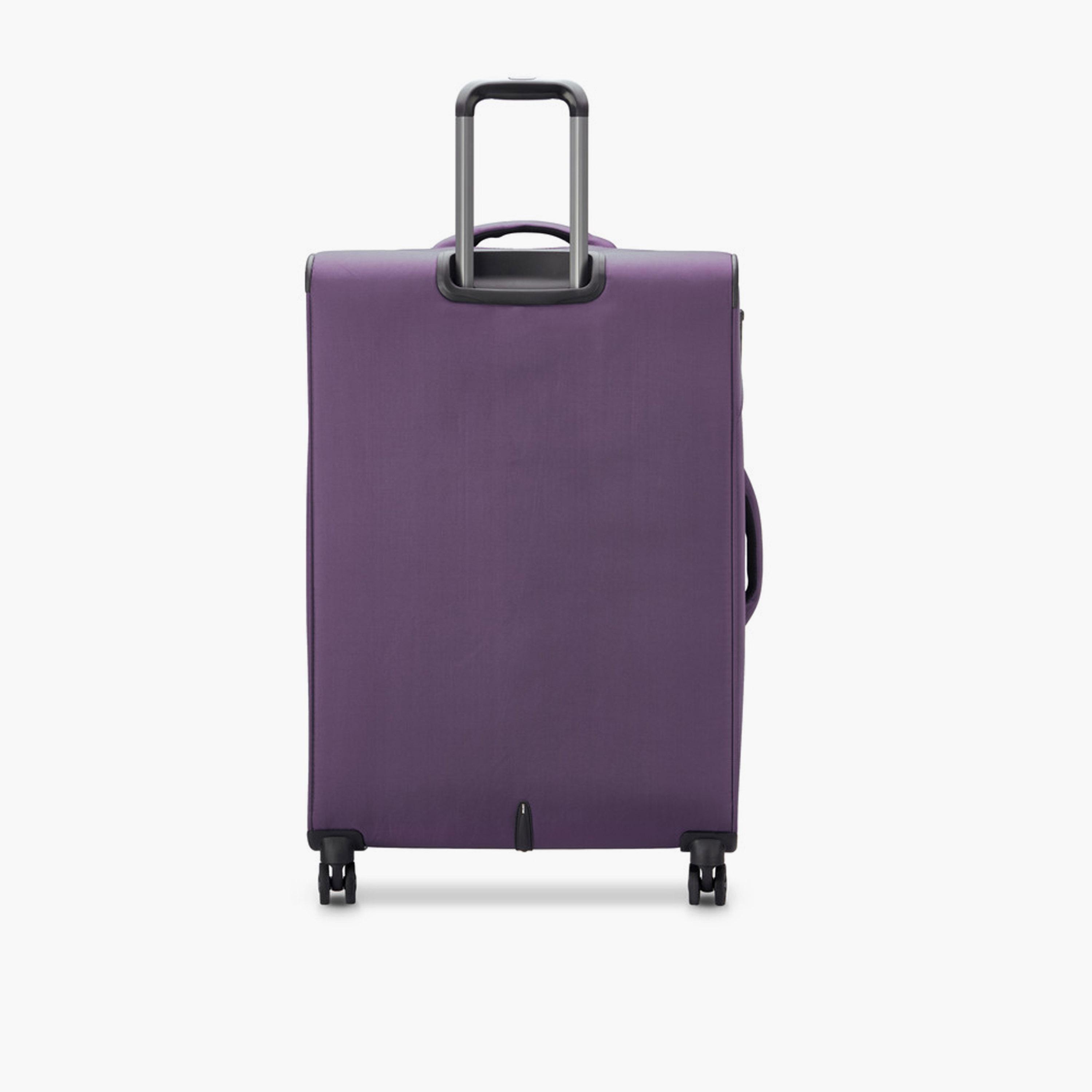 Delsey Optimax Lite 80 CM Large Check-in Polyester Soft Sided 4-Wheeler Spinner Trolley Bag with TSA Combination Lock-travel-luggagesandbags-luggage-image-6