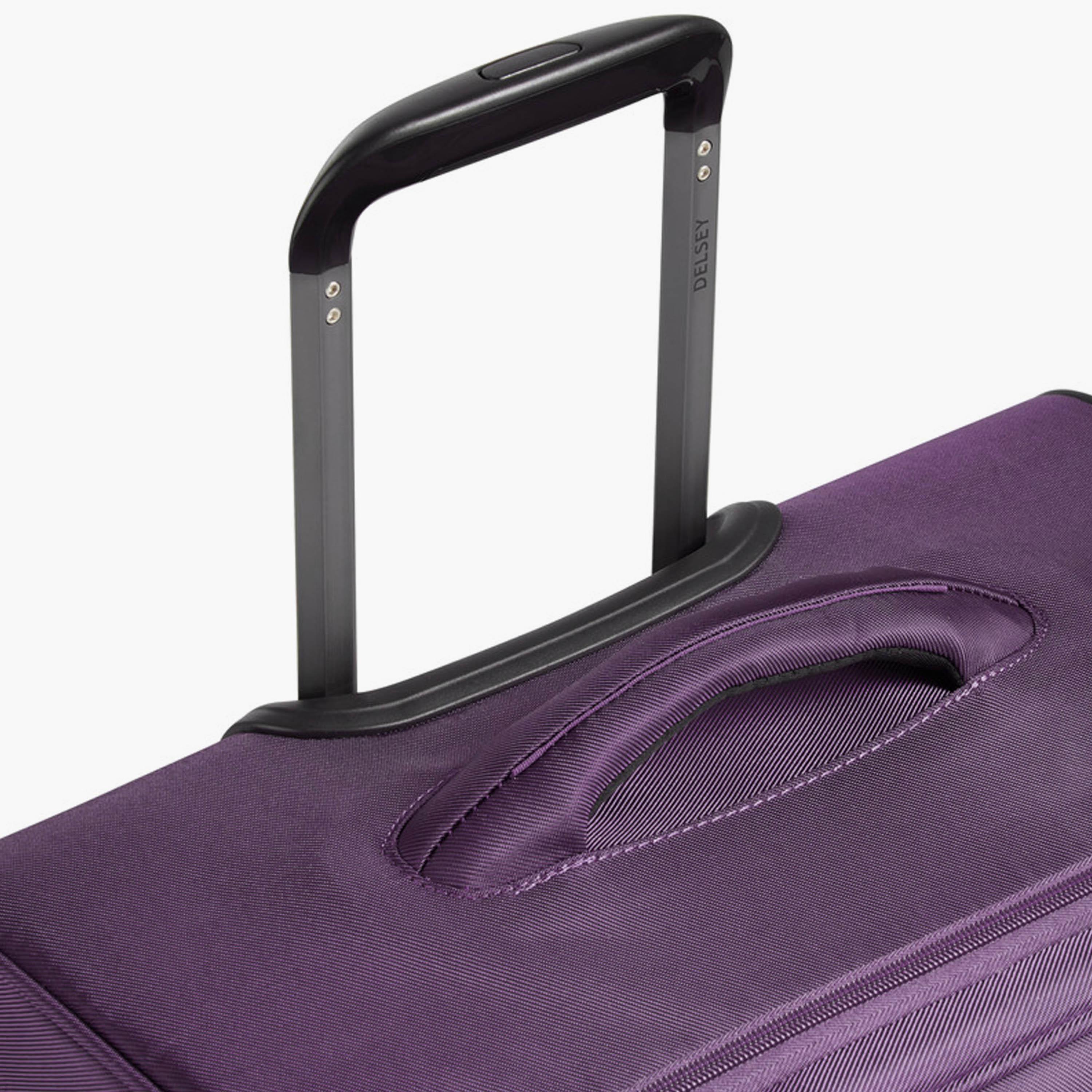 Delsey Optimax Lite 80 CM Large Check-in Polyester Soft Sided 4-Wheeler Spinner Trolley Bag with TSA Combination Lock-travel-luggagesandbags-luggage-image-7