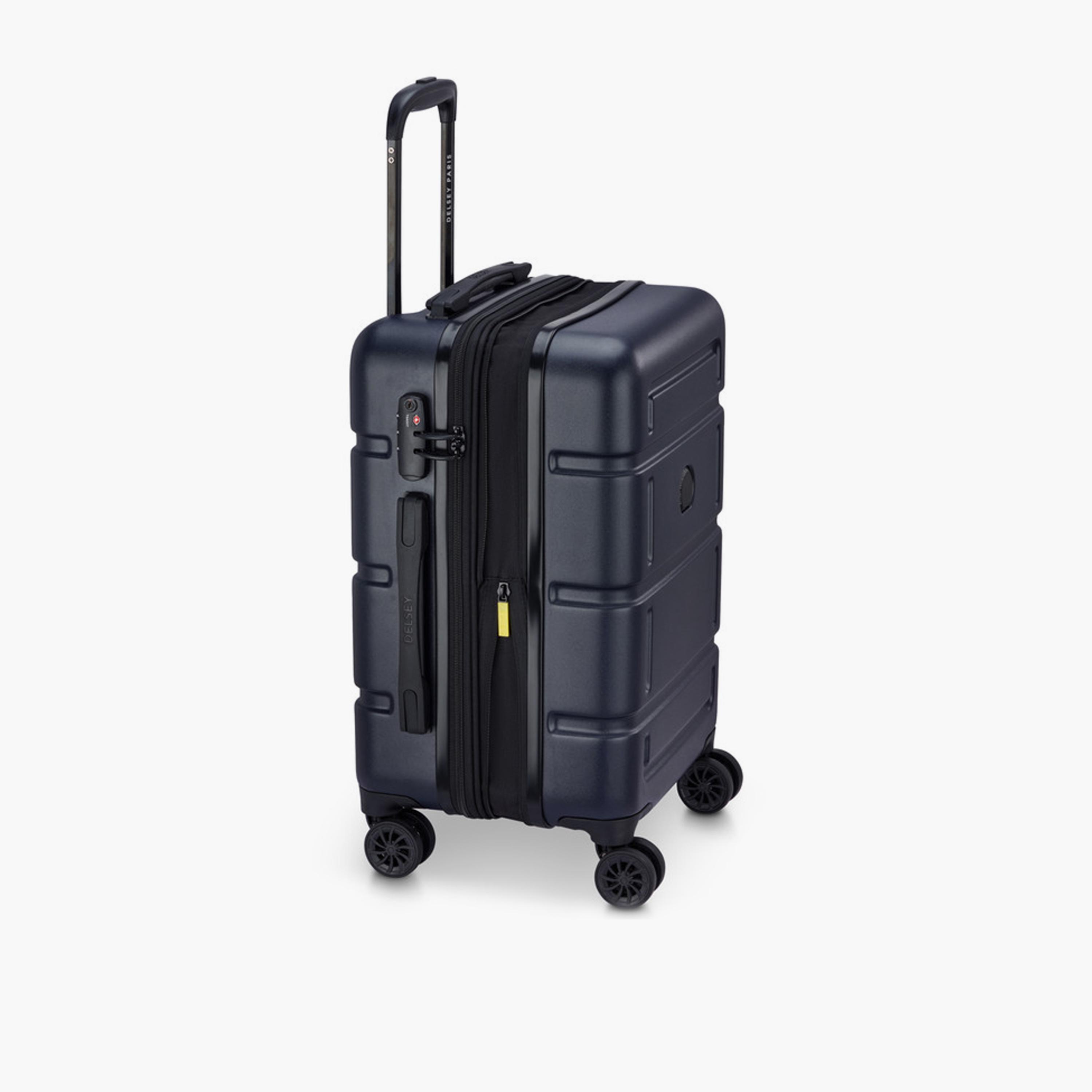 Delsey Camelia 55 CM Small Cabin Polycarbonate with ABS Hard Sided 4-Wheeler Spinner Trolley Bag with TSA Combination Lock-travel-luggagesandbags-luggage-image-5