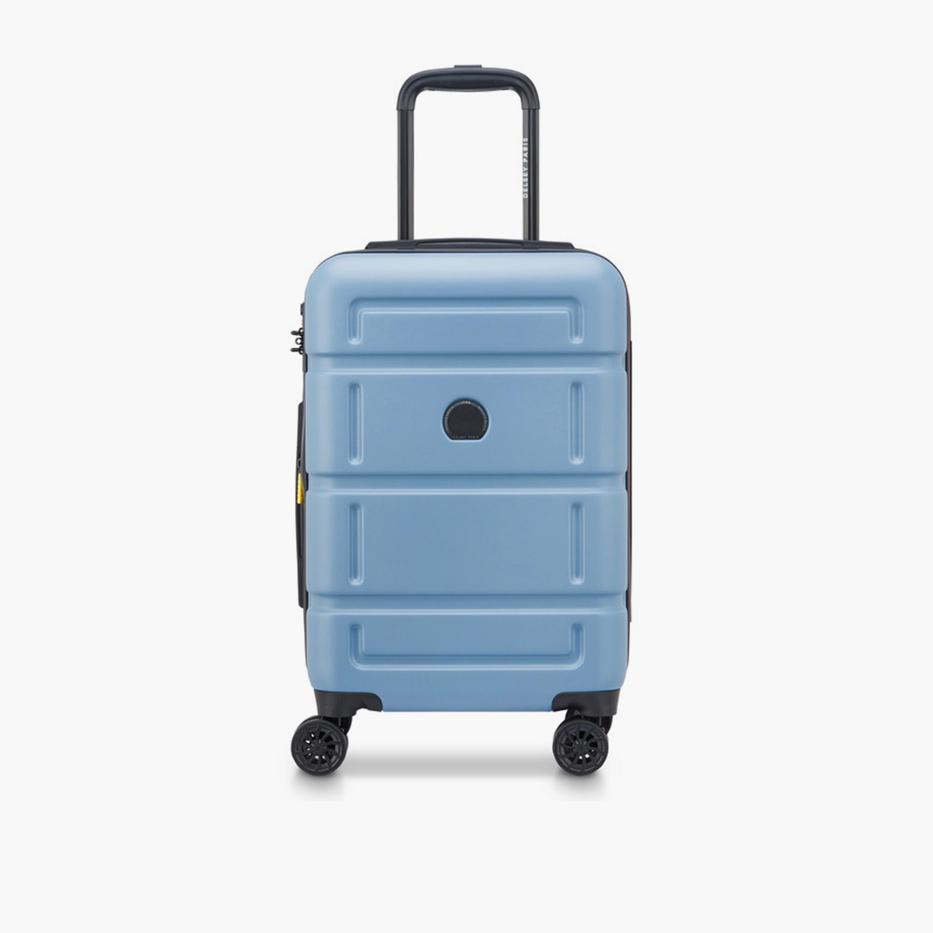 Delsey Camelia 55 CM Small Cabin Polycarbonate with ABS Hard Sided 4-Wheeler Spinner Trolley Bag with TSA Combination Lock-travel-luggagesandbags-luggage-image-1