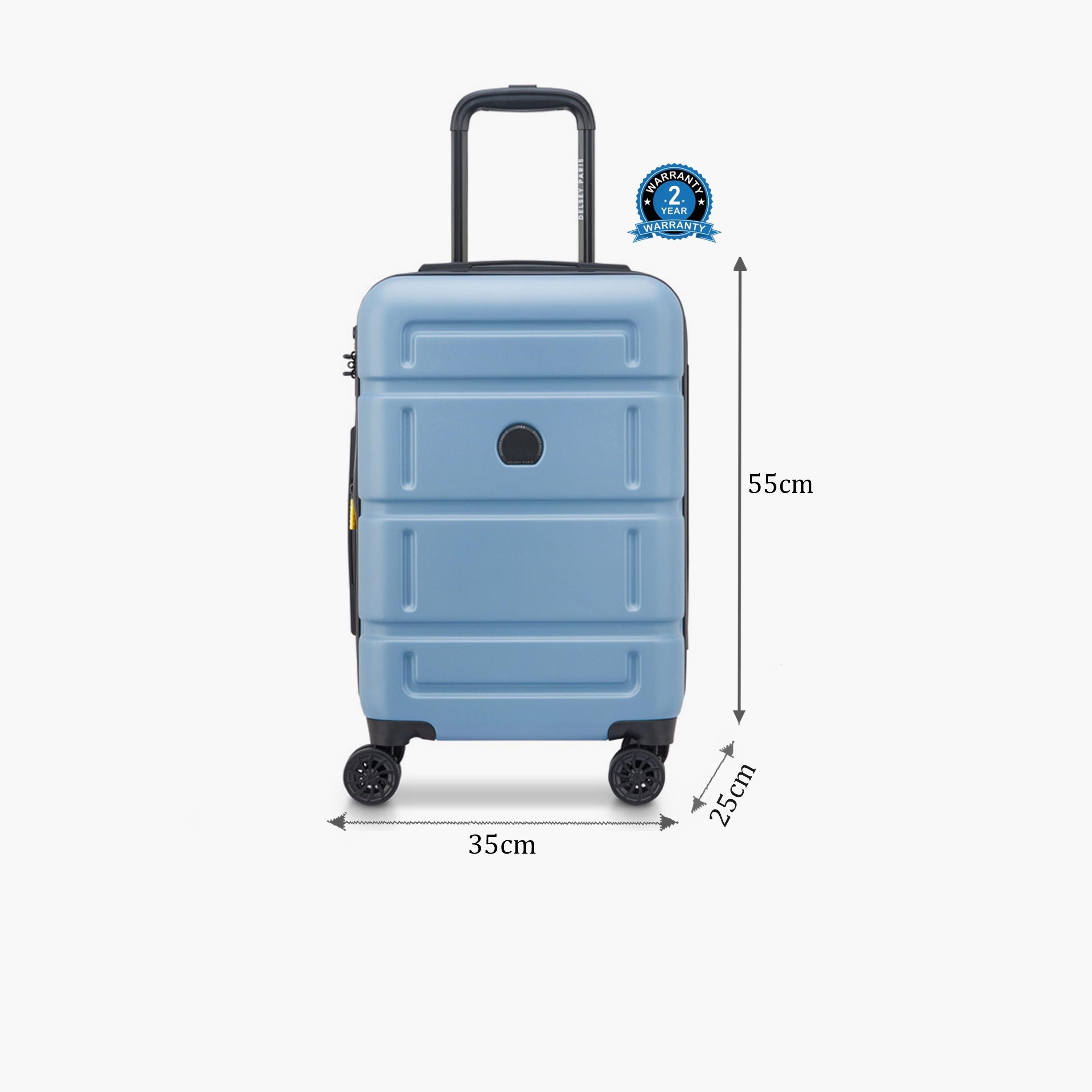 Delsey Camelia 55 CM Small Cabin Polycarbonate with ABS Hard Sided 4-Wheeler Spinner Trolley Bag with TSA Combination Lock-travel-luggagesandbags-luggage-image-2