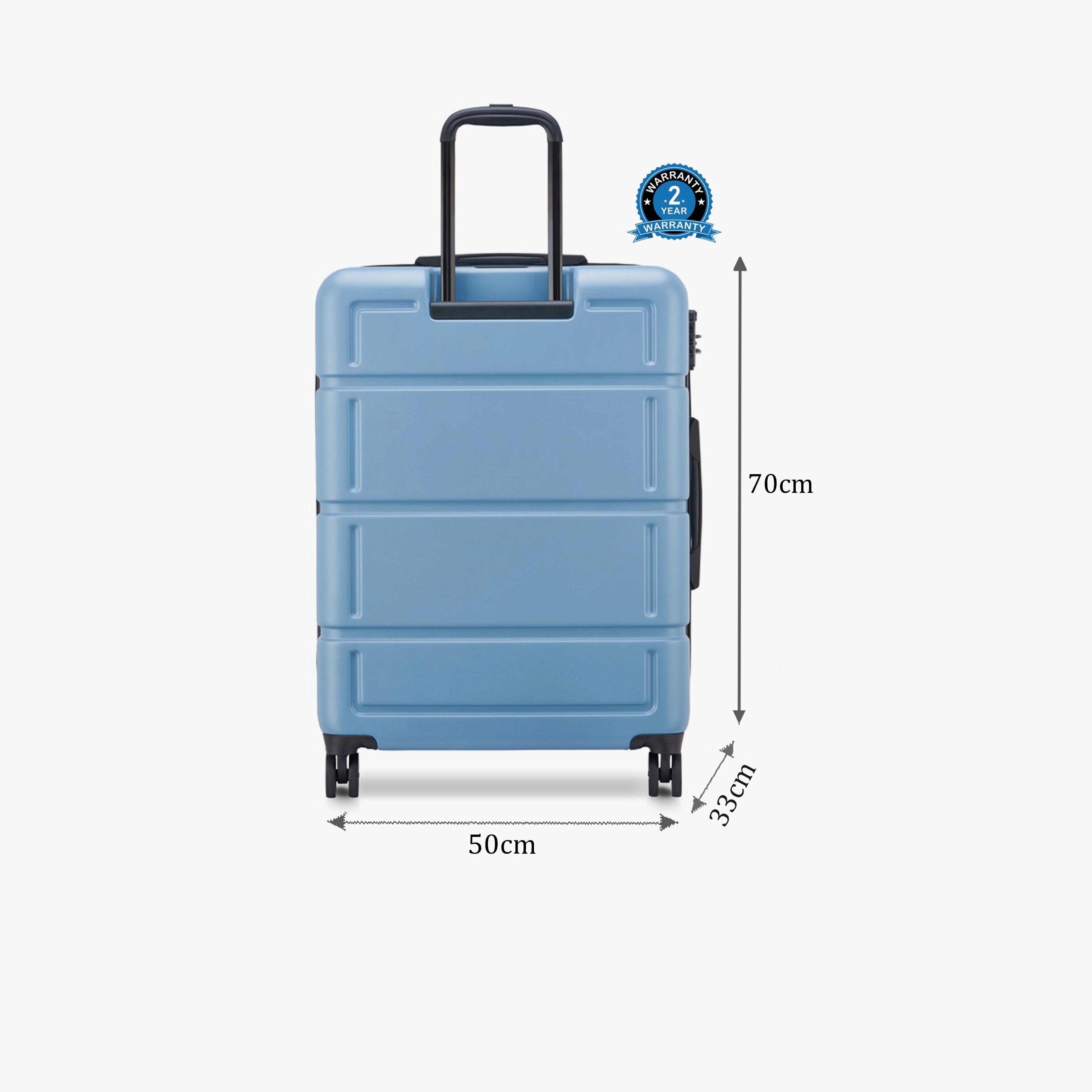 Delsey Camelia 70 CM Medium Check-in Polycarbonate with ABS Hard Sided 4-Wheeler Spinner Trolley Bag with TSA Combination Lock-travel-luggagesandbags-luggage-image-2
