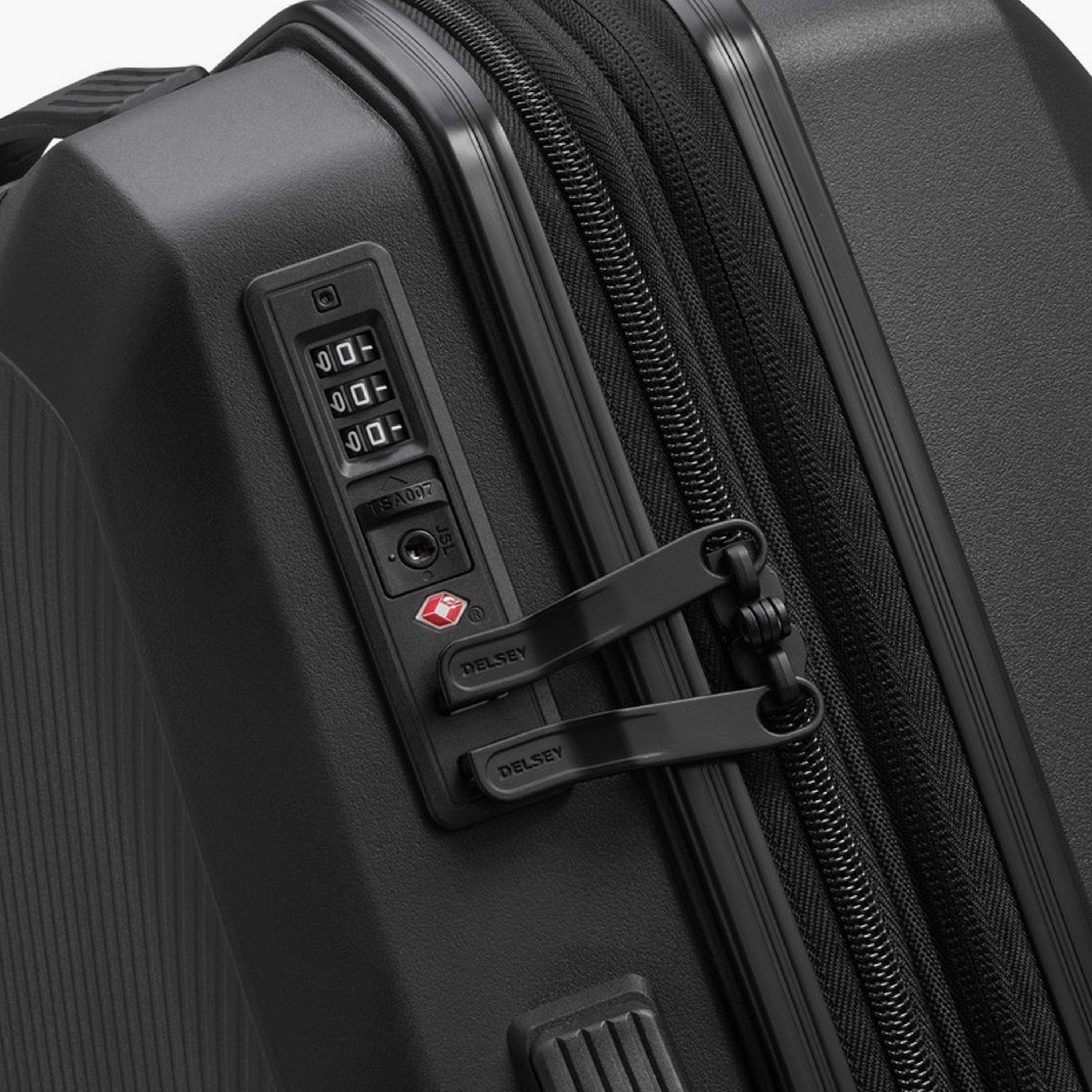 Delsey Anvers 55 CM Small Cabin Polycarbonate with ABS Hard Sided 4-Wheeler Spinner Trolley Bag with TSA Combination Lock-travel-luggagesandbags-luggage-image-7
