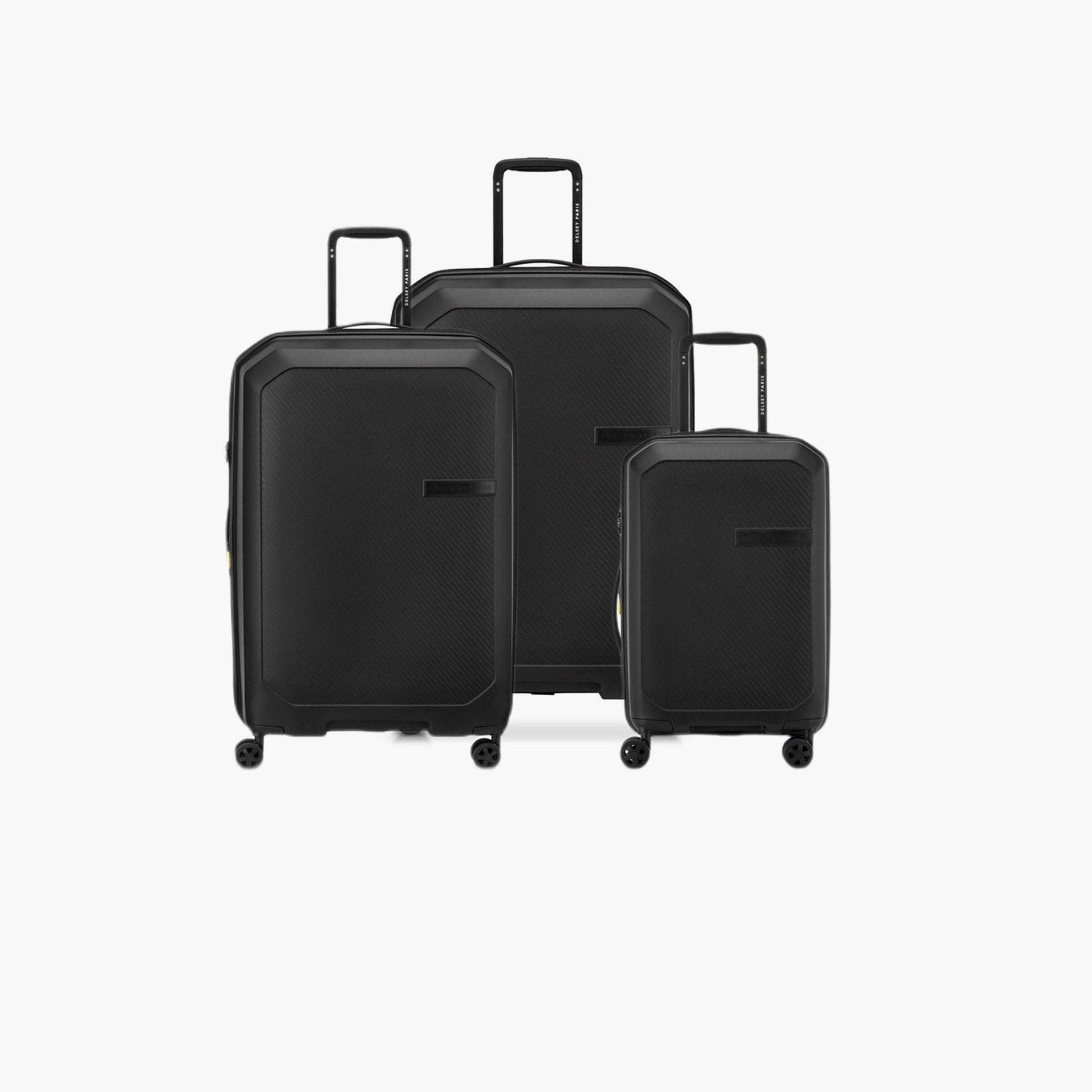 Delsey Anvers Set of 3 Polycarbonate with ABS Hard Sided 4-Wheeler Spinner Trolley Bag with TSA Combination Lock-travel-luggagesandbags-luggage-image-1