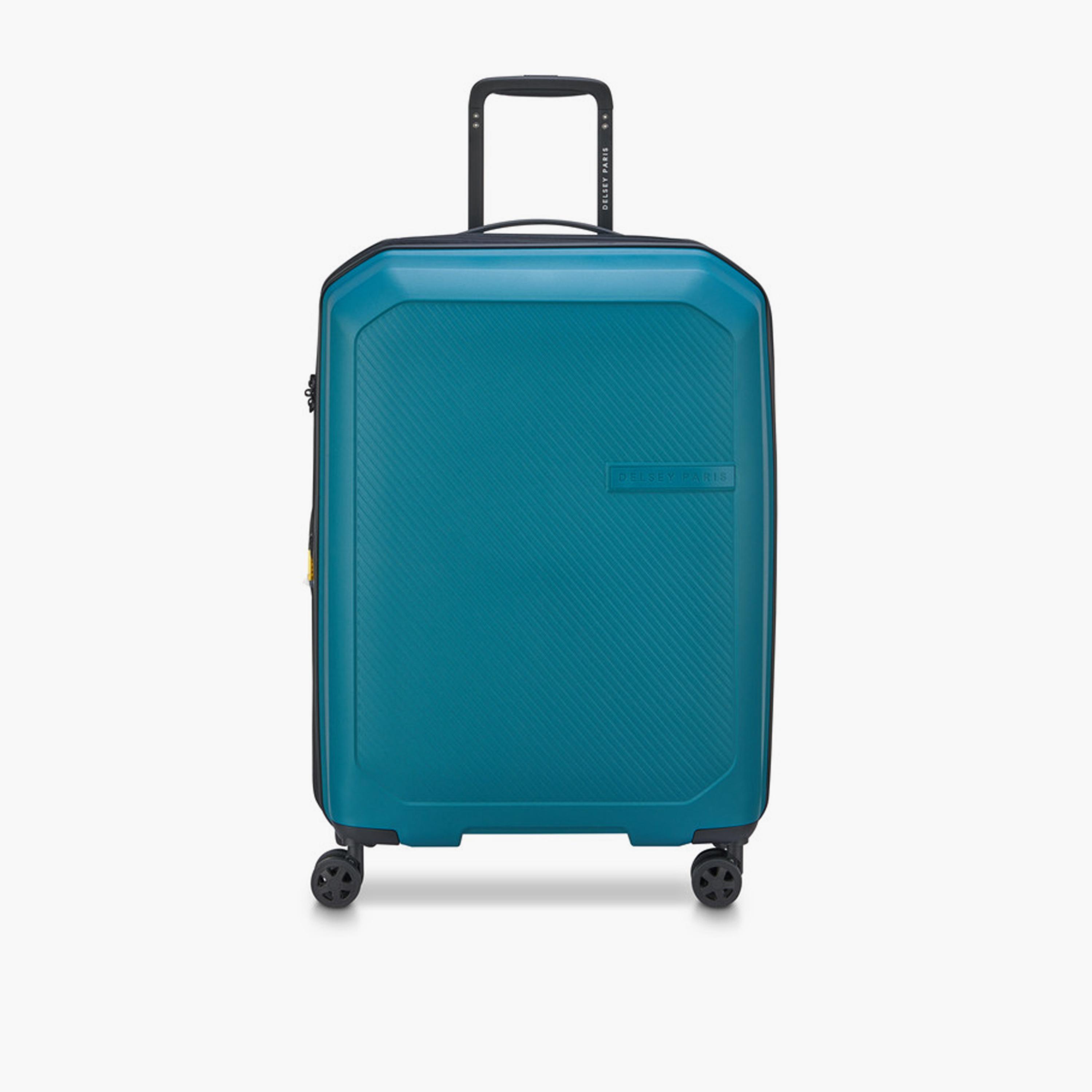Delsey Anvers 65 CM Medium Check-in Polycarbonate with ABS Hard Sided 4-Wheeler Spinner Trolley Bag with TSA Combination Lock-travel-luggagesandbags-luggage-image-1