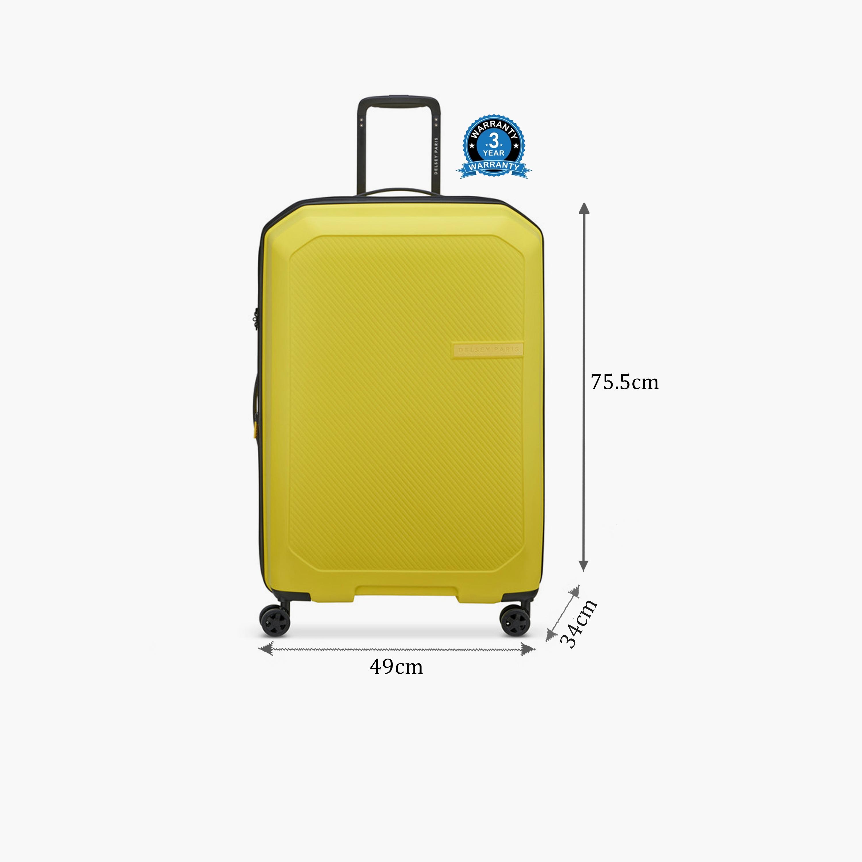Delsey Anvers 55 CM Small Cabin Polycarbonate with ABS Hard Sided 4-Wheeler Spinner Trolley Bag with TSA Combination Lock-travel-luggagesandbags-luggage-image-2