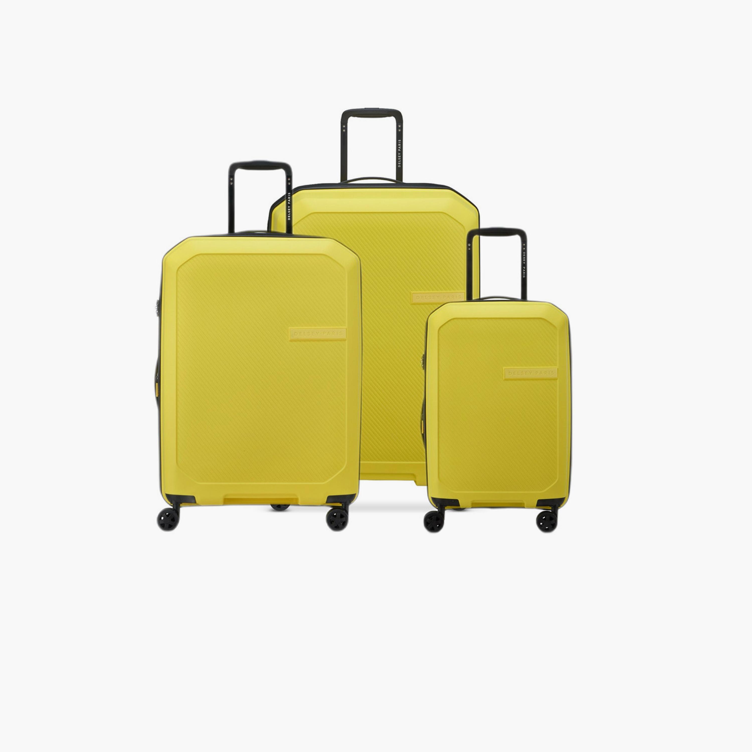 Delsey Anvers Set of 3 Polycarbonate with ABS Hard Sided 4-Wheeler Spinner Trolley Bag with TSA Combination Lock-travel-luggagesandbags-luggage-image-1