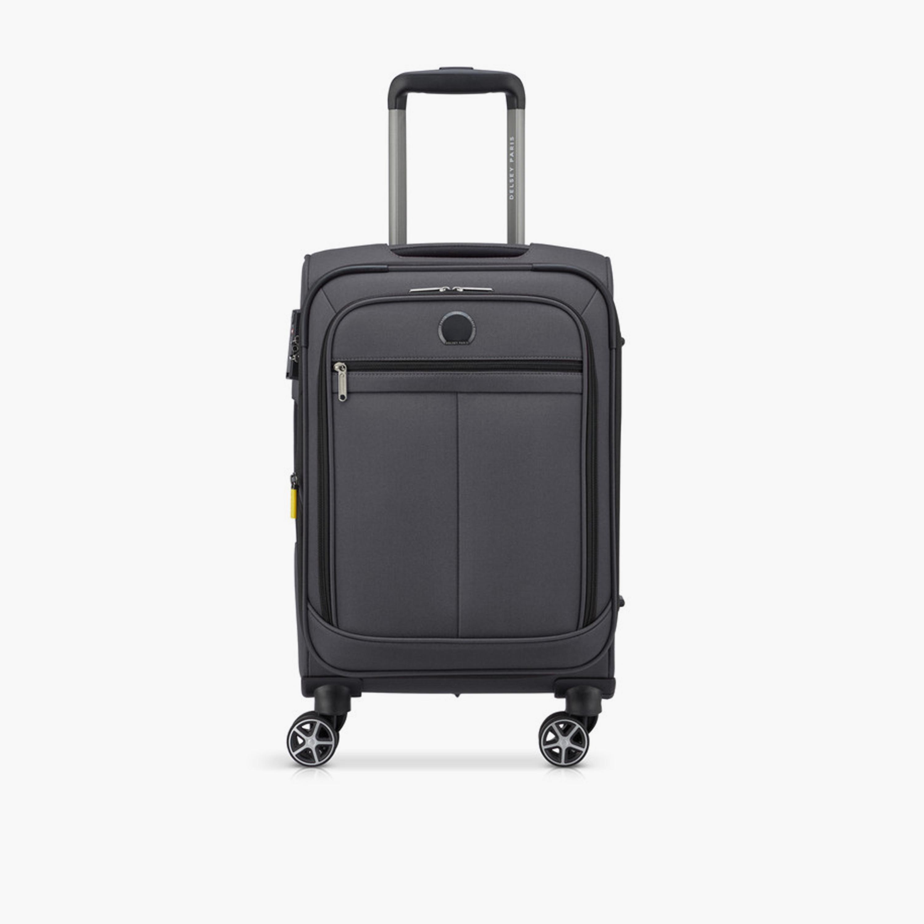 Delsey Priscilla Set of 3 Polyester Soft Sided 4-Wheeler Spinner Trolley Bag with TSA Combination Lock-travel-luggagesandbags-luggage-image-4