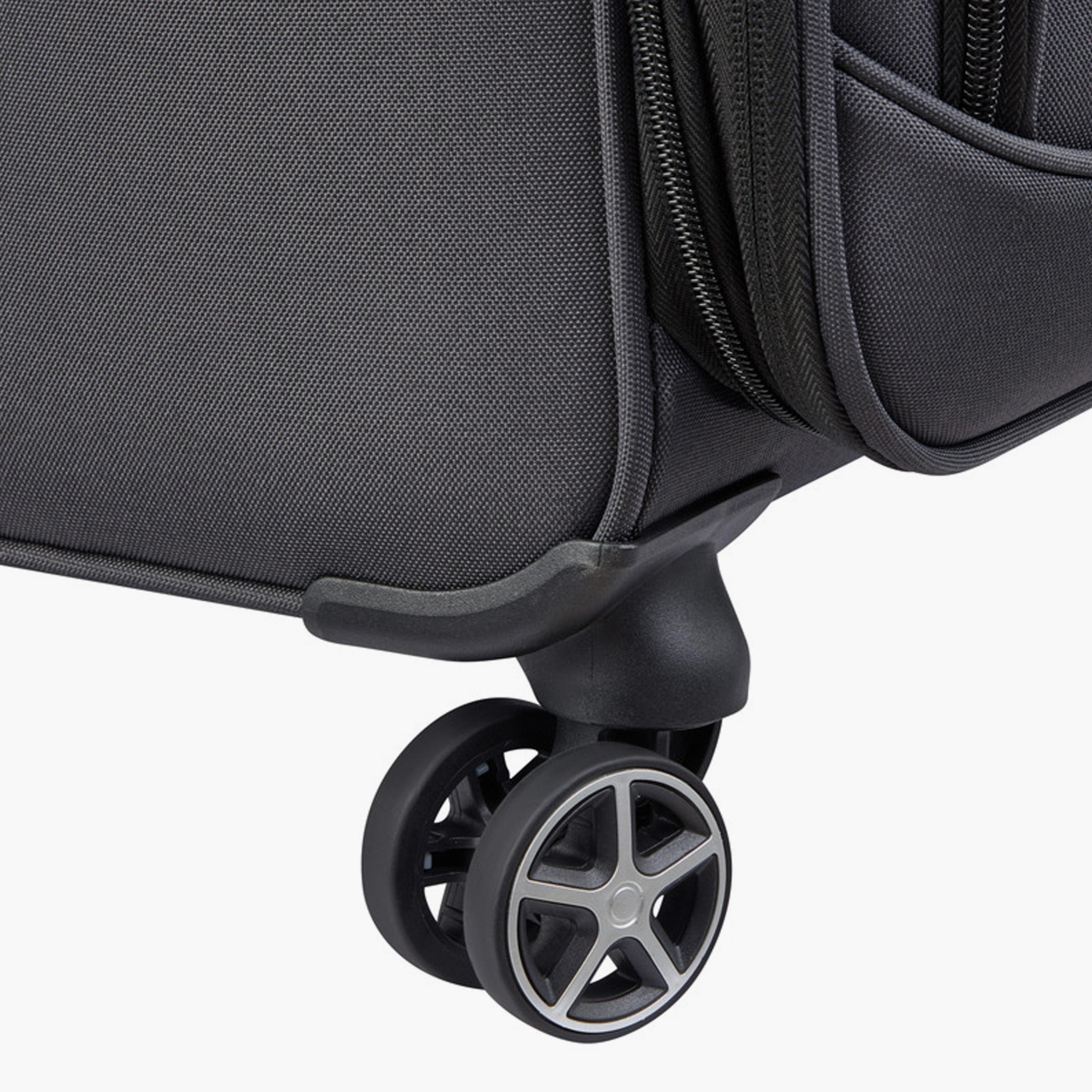 Delsey Priscilla 80 CM Large Check-in Cabin Polyester Soft Sided 4-Wheeler Spinner Trolley Bag with TSA Combination Lock-travel-luggagesandbags-luggage-image-6