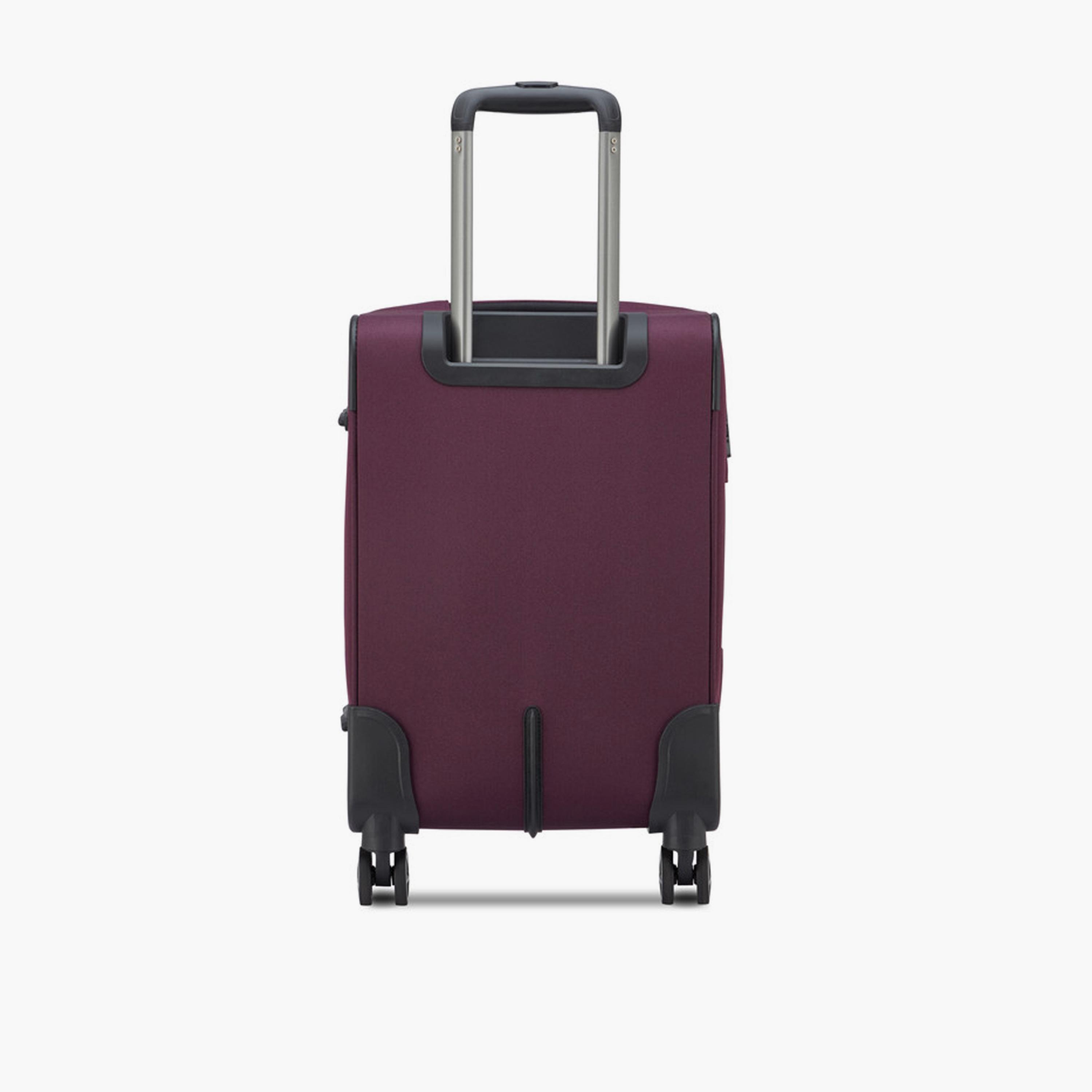 Delsey Priscilla 55 CM Small Cabin Polyester Soft Sided 4-Wheeler Spinner Trolley Bag with TSA Combination Lock-travel-luggagesandbags-luggage-image-6