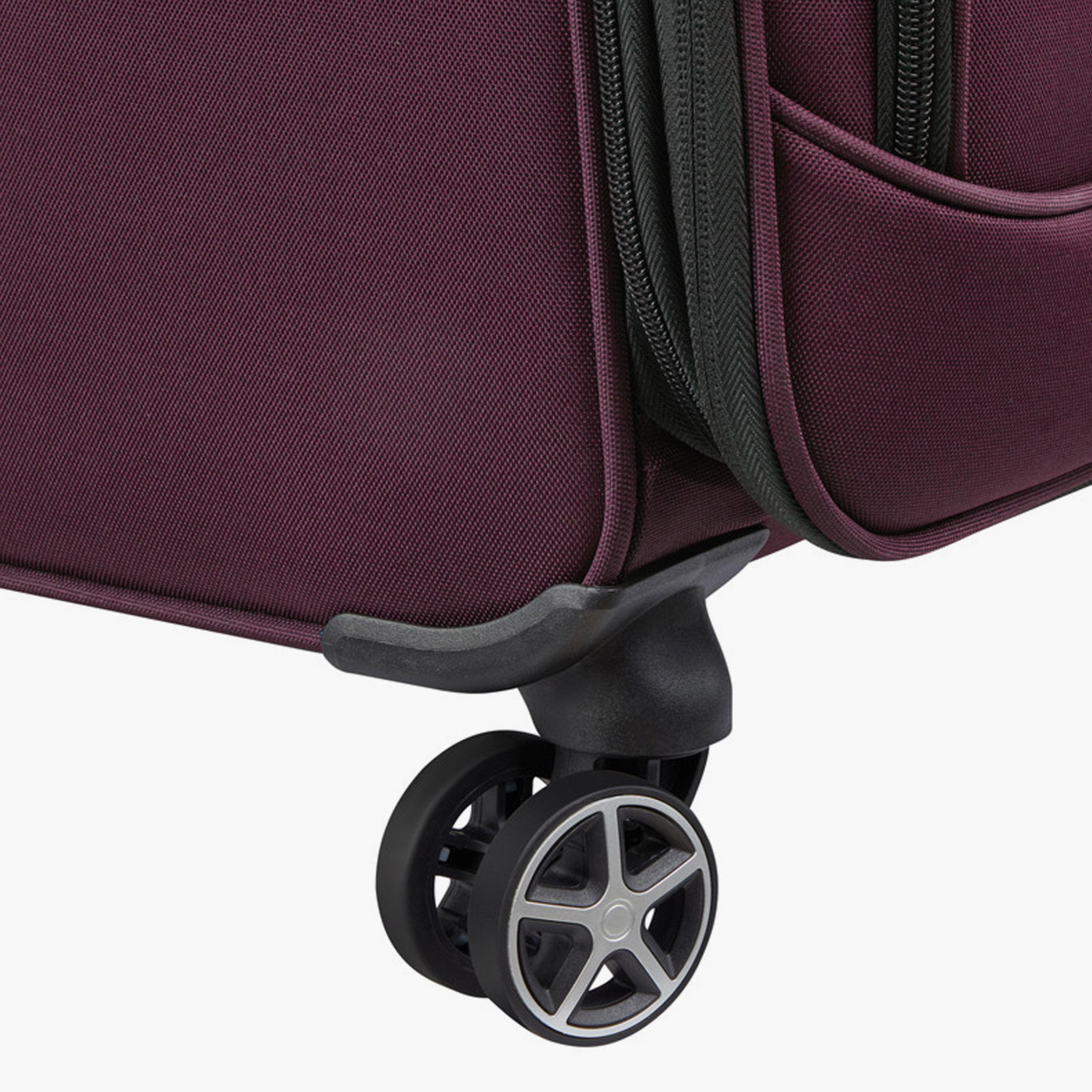 Delsey Priscilla 70 CM Medium Check-in Cabin Polyester Soft Sided 4-Wheeler Spinner Trolley Bag with TSA Combination Lock-travel-luggagesandbags-luggage-image-8
