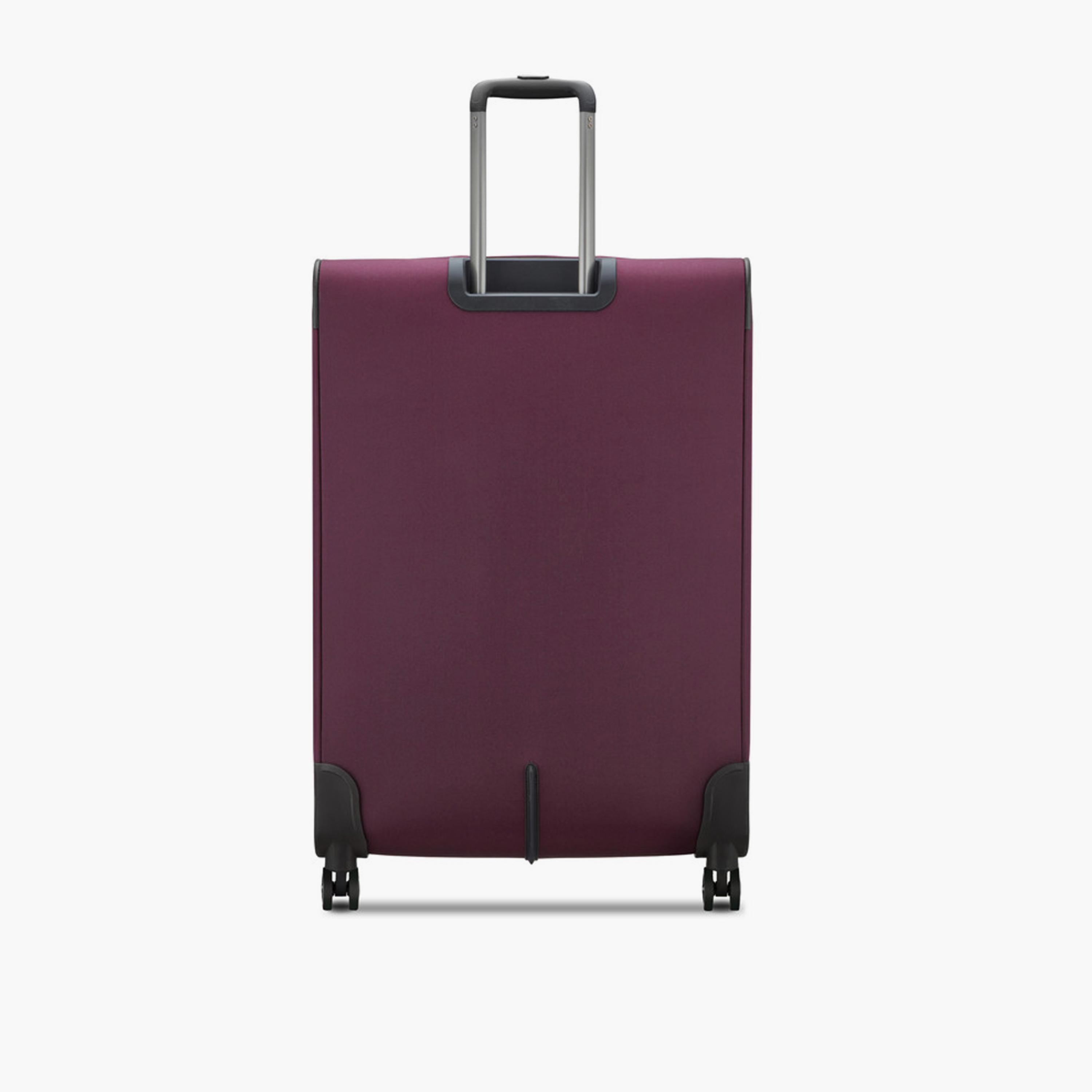 Delsey Priscilla 80 CM Large Check-in Cabin Polyester Soft Sided 4-Wheeler Spinner Trolley Bag with TSA Combination Lock-travel-luggagesandbags-luggage-image-6
