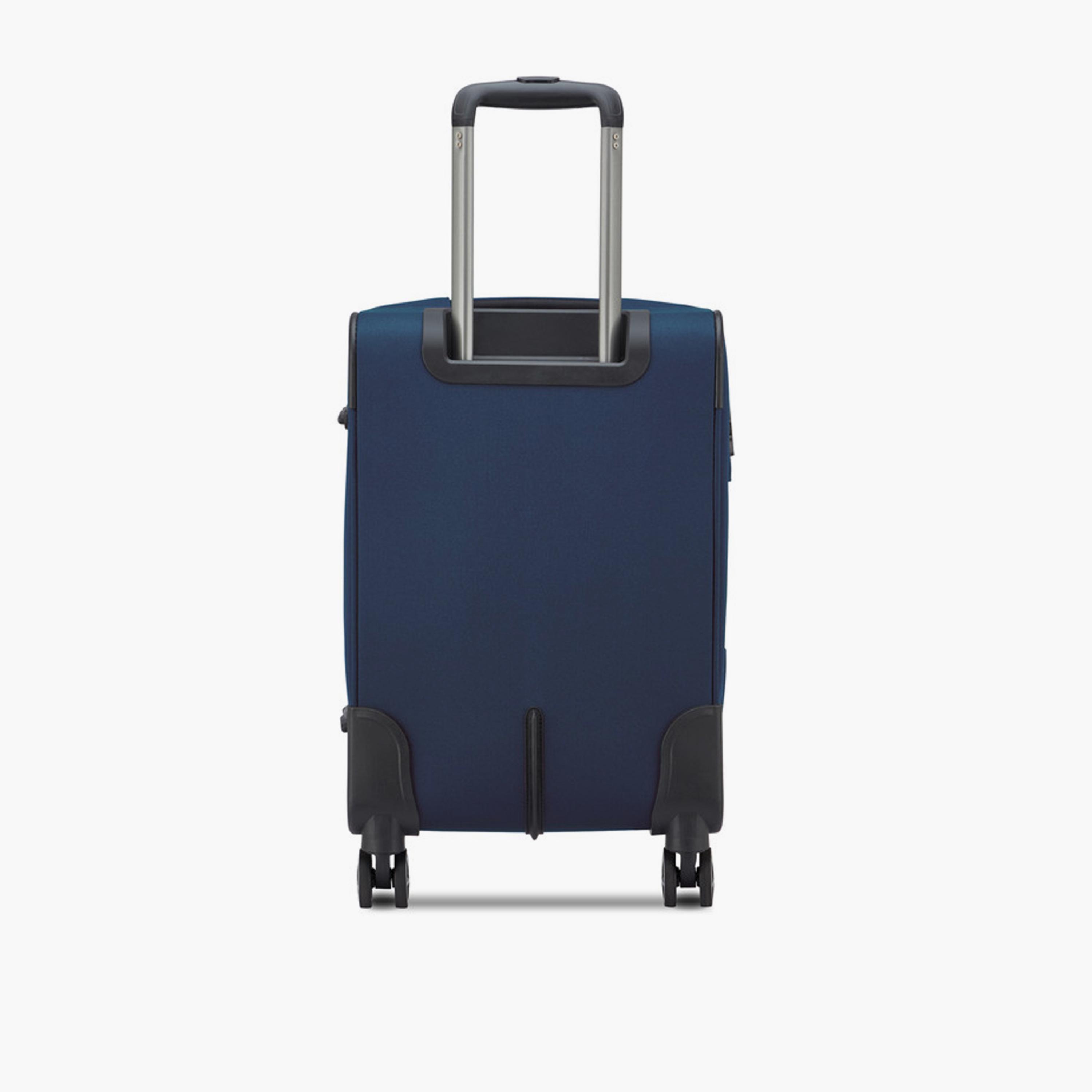 Delsey Priscilla 55 CM Small Cabin Polyester Soft Sided 4-Wheeler Spinner Trolley Bag with TSA Combination Lock-travel-luggagesandbags-luggage-image-6