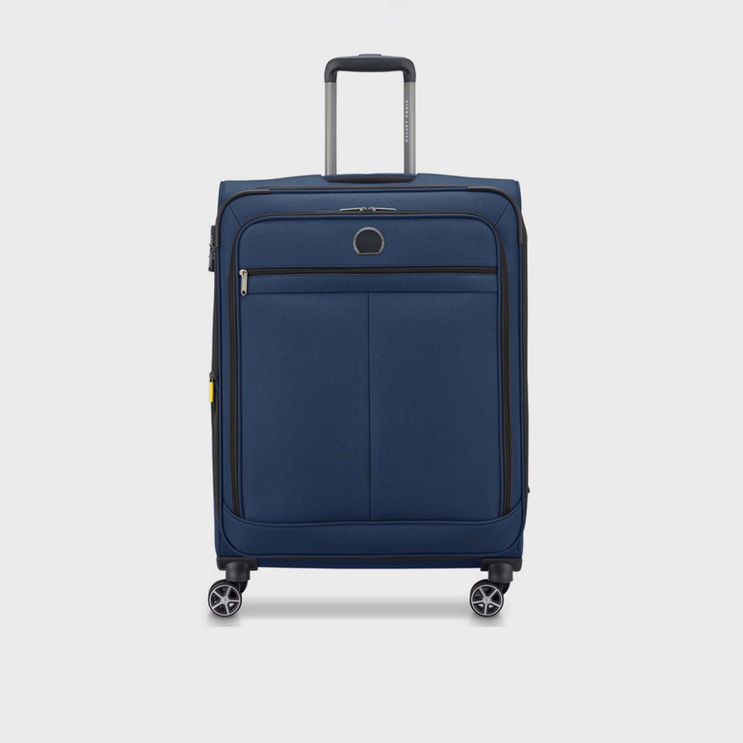 Delsey Priscilla Set of 3 Polyester Soft Sided 4-Wheeler Spinner Trolley Bag with TSA Combination Lock-travel-luggagesandbags-luggage-image-5