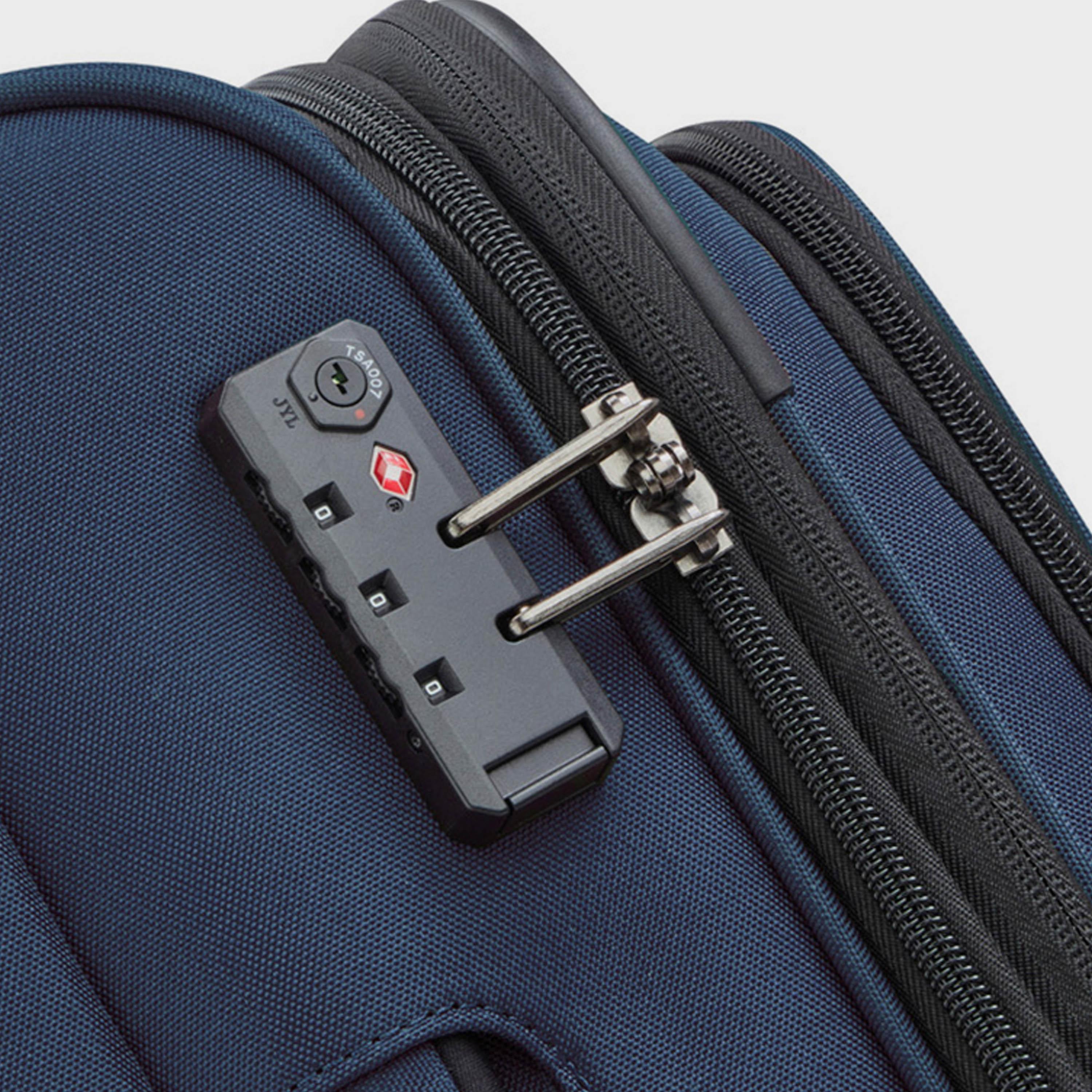 Delsey Priscilla Set of 3 Polyester Soft Sided 4-Wheeler Spinner Trolley Bag with TSA Combination Lock-travel-luggagesandbags-luggage-image-7