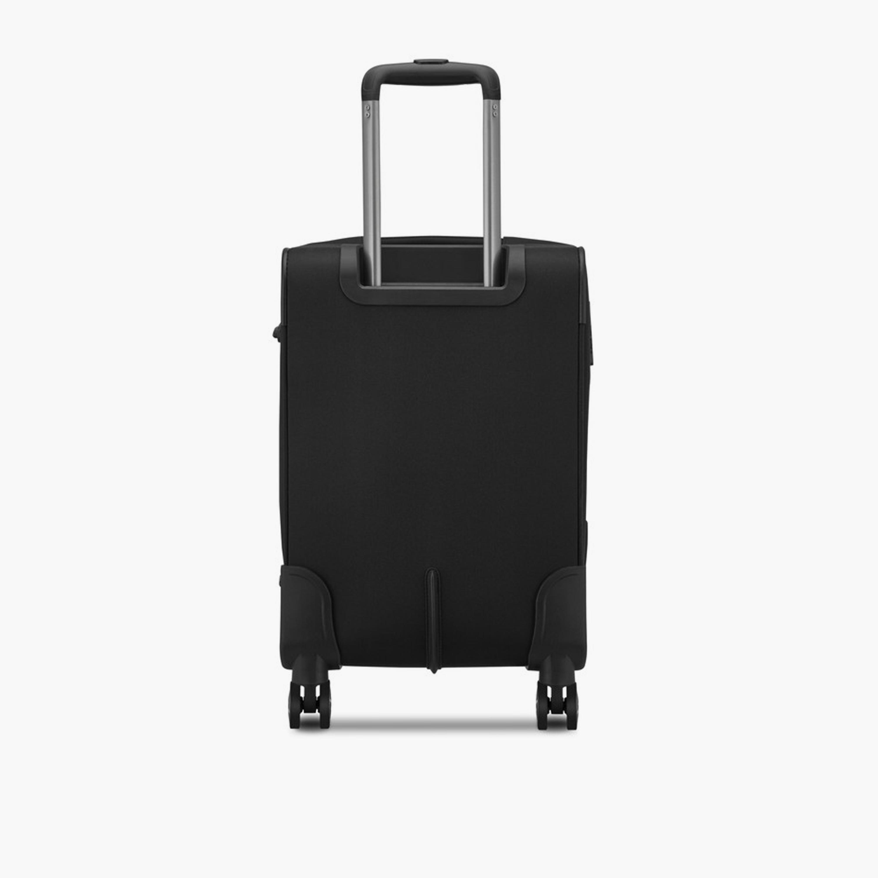 Delsey Jennifer 55 CM Small Cabin Polyester Soft Sided 4-Wheeler Spinner Trolley Bag with TSA Combination Lock-travel-luggagesandbags-luggage-image-6