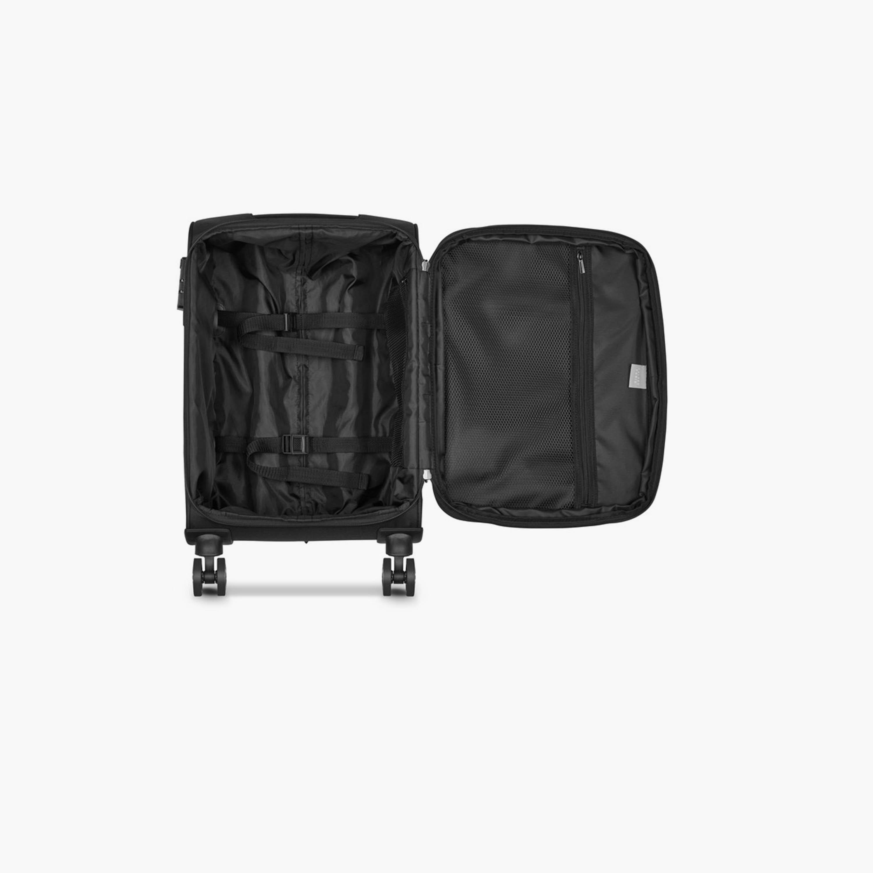 Delsey Jennifer 55 CM Small Cabin Polyester Soft Sided 4-Wheeler Spinner Trolley Bag with TSA Combination Lock-travel-luggagesandbags-luggage-image-7