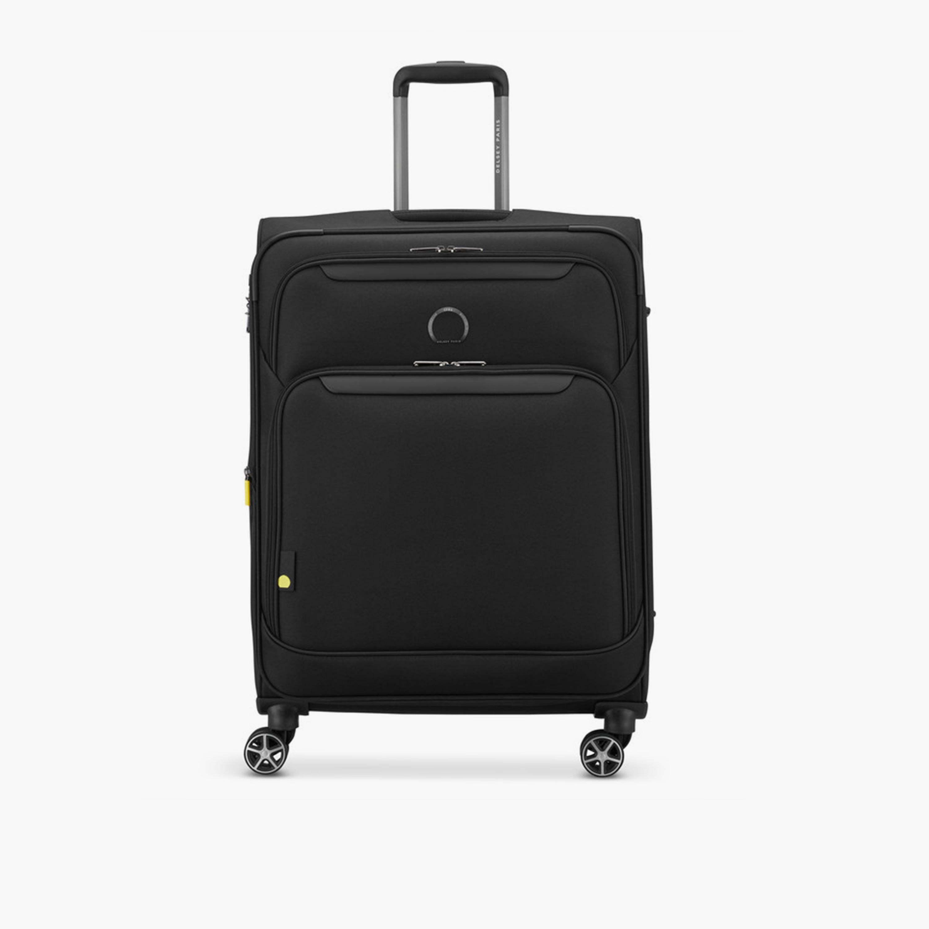 Delsey Jennifer 80 CM Large Check-in Cabin Polyester Soft Sided 4-Wheeler Spinner Trolley Bag with TSA Combination Lock-travel-luggagesandbags-luggage-image-1