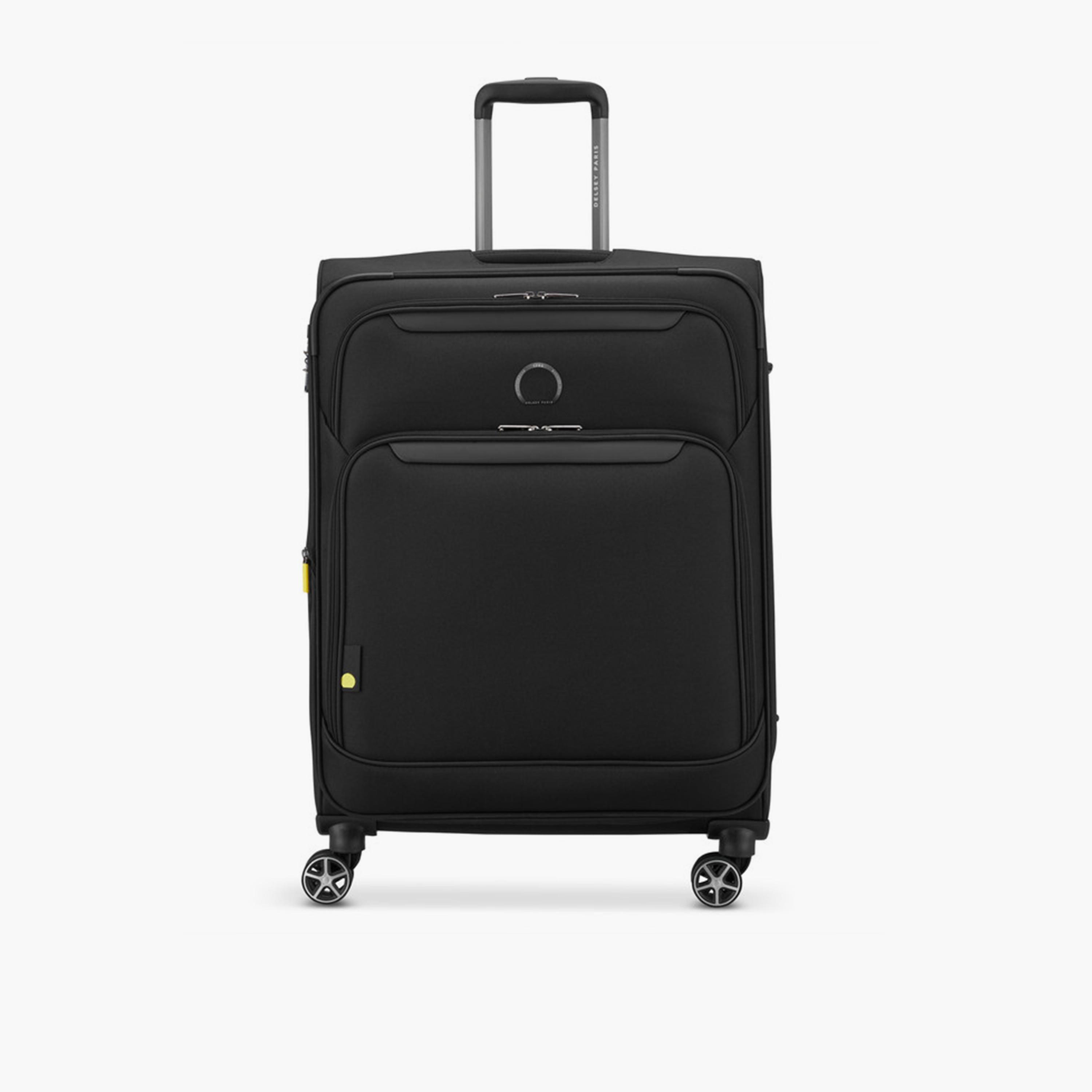 Delsey Jennifer Set of 3 Polyester Soft Sided 4-Wheeler Spinner Trolley Bag with TSA Combination Lock-travel-luggagesandbags-luggage-image-4