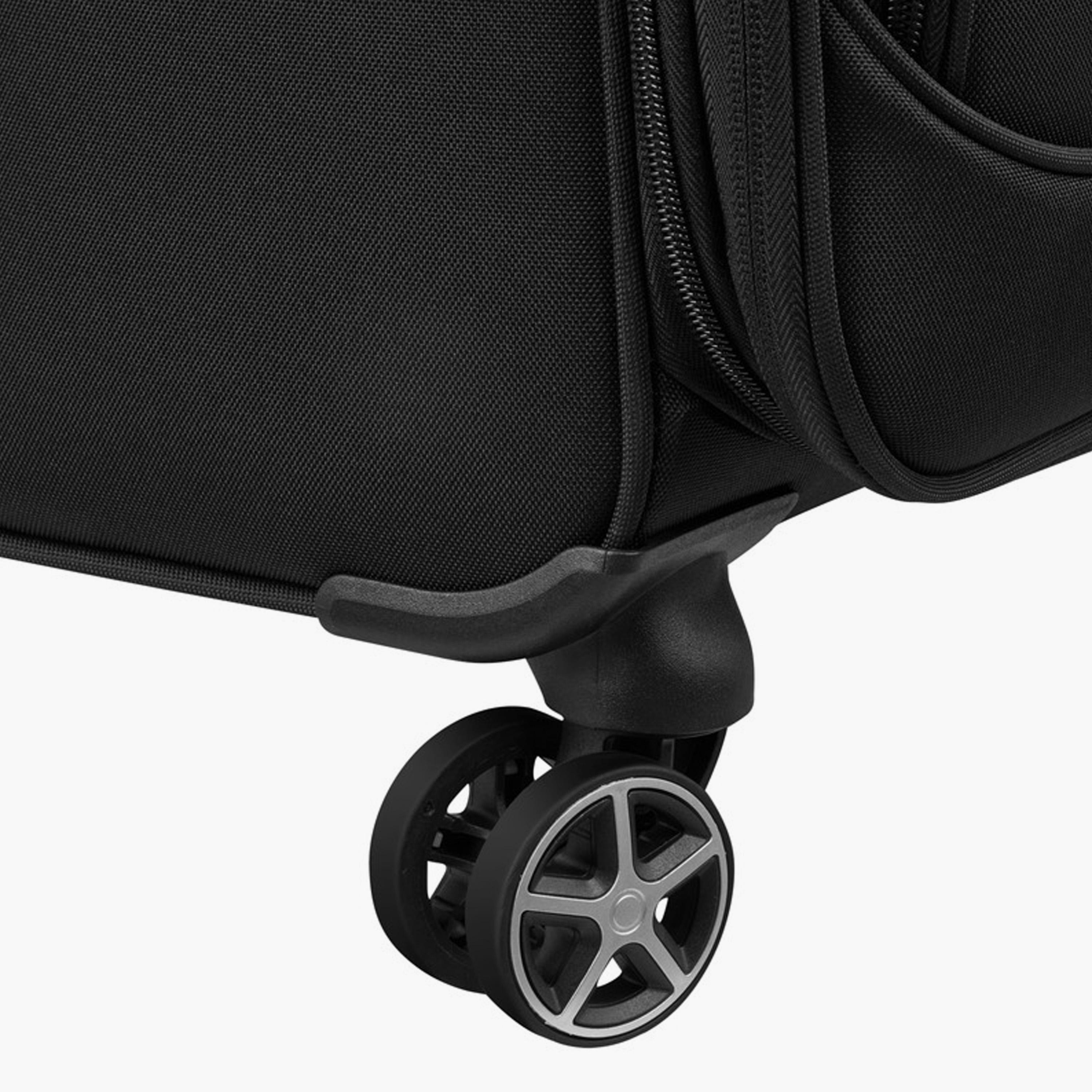 Delsey Jennifer Set of 3 Polyester Soft Sided 4-Wheeler Spinner Trolley Bag with TSA Combination Lock-travel-luggagesandbags-luggage-image-5