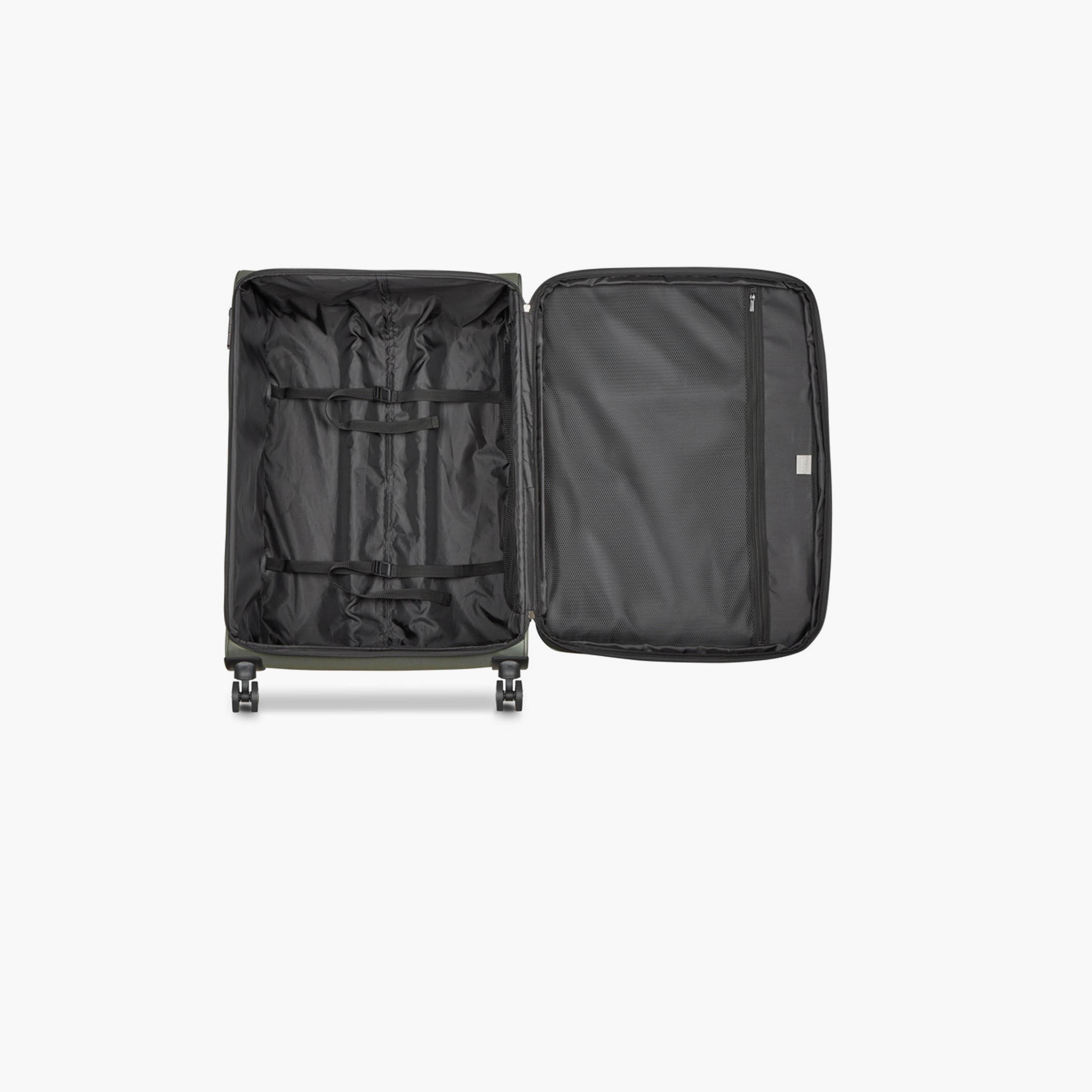 Delsey Jennifer 70 CM Medium Check-in Cabin Polyester Soft Sided 4-Wheeler Spinner Trolley Bag with TSA Combination Lock-travel-luggagesandbags-luggage-image-7