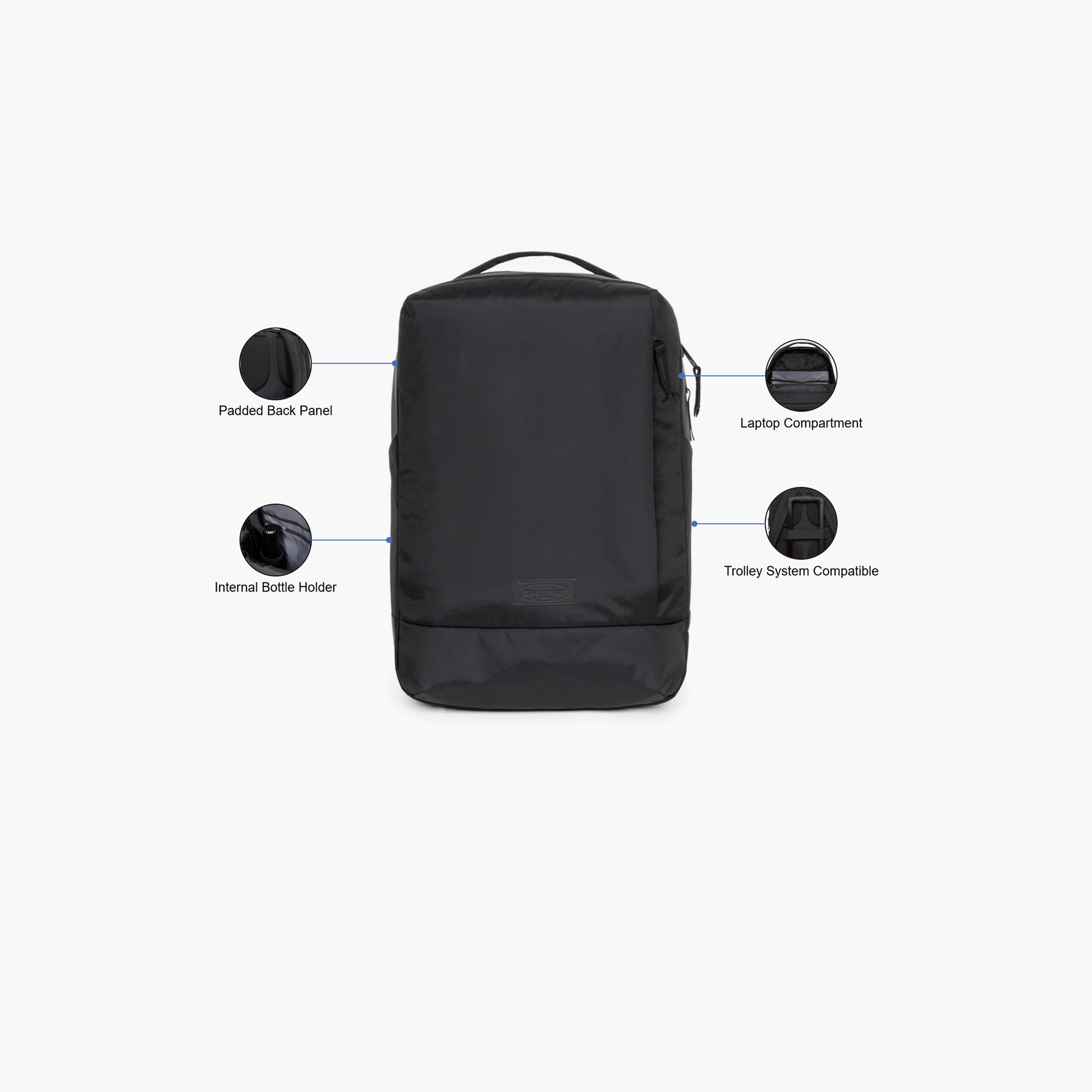 Eastpak Tecum F Cnnct 22 L Laptop Backpack, Polyester | EK0A5BE95A21-women-bagsandwallets-backpacks-image-3