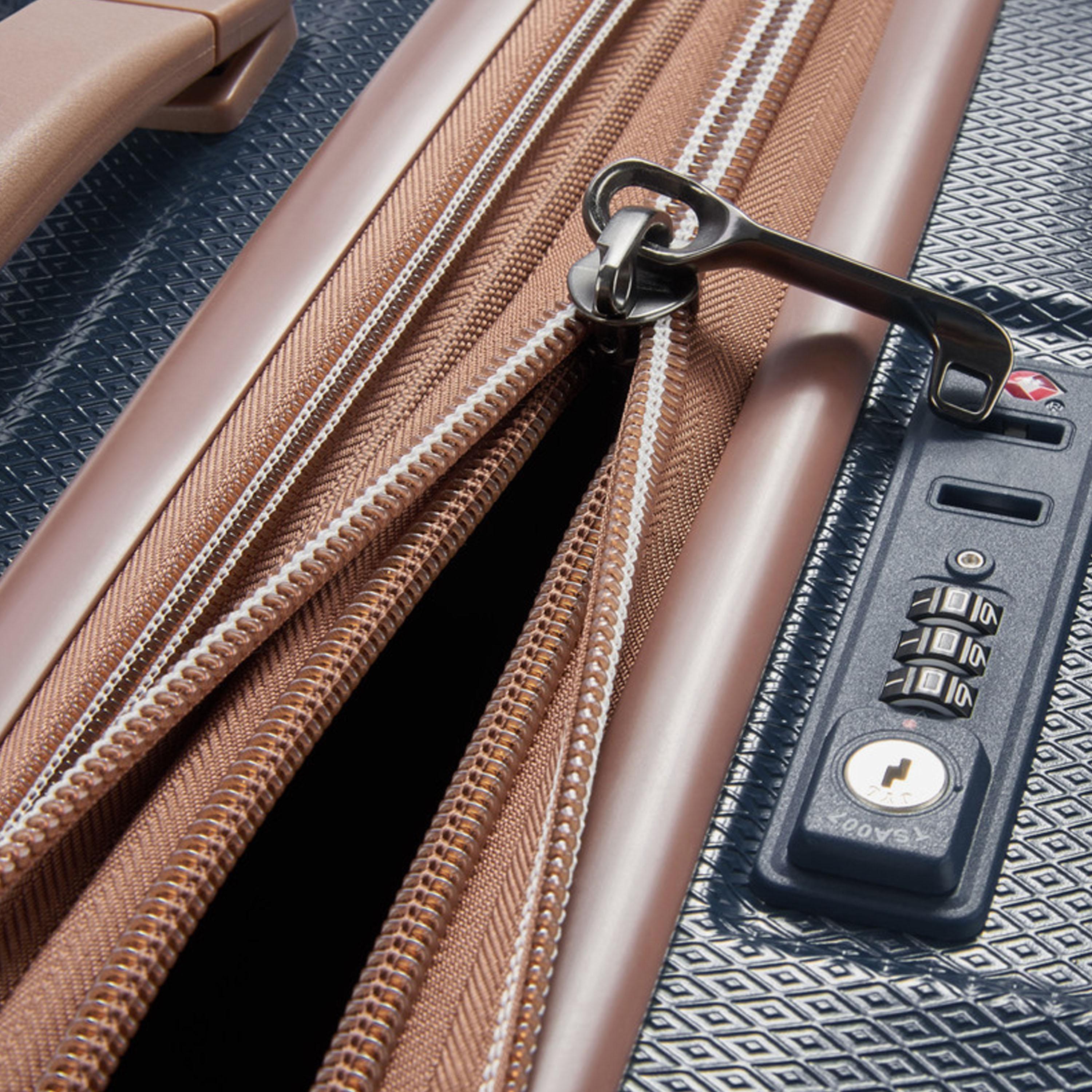 ديلسي - طقم 3 شنط سفر دوارة من البولي كربونات مع ABS جوانب صلبة أربع عجلات دوارة قفل TSA المركب-travel-luggagesandbags-luggage-image-7
