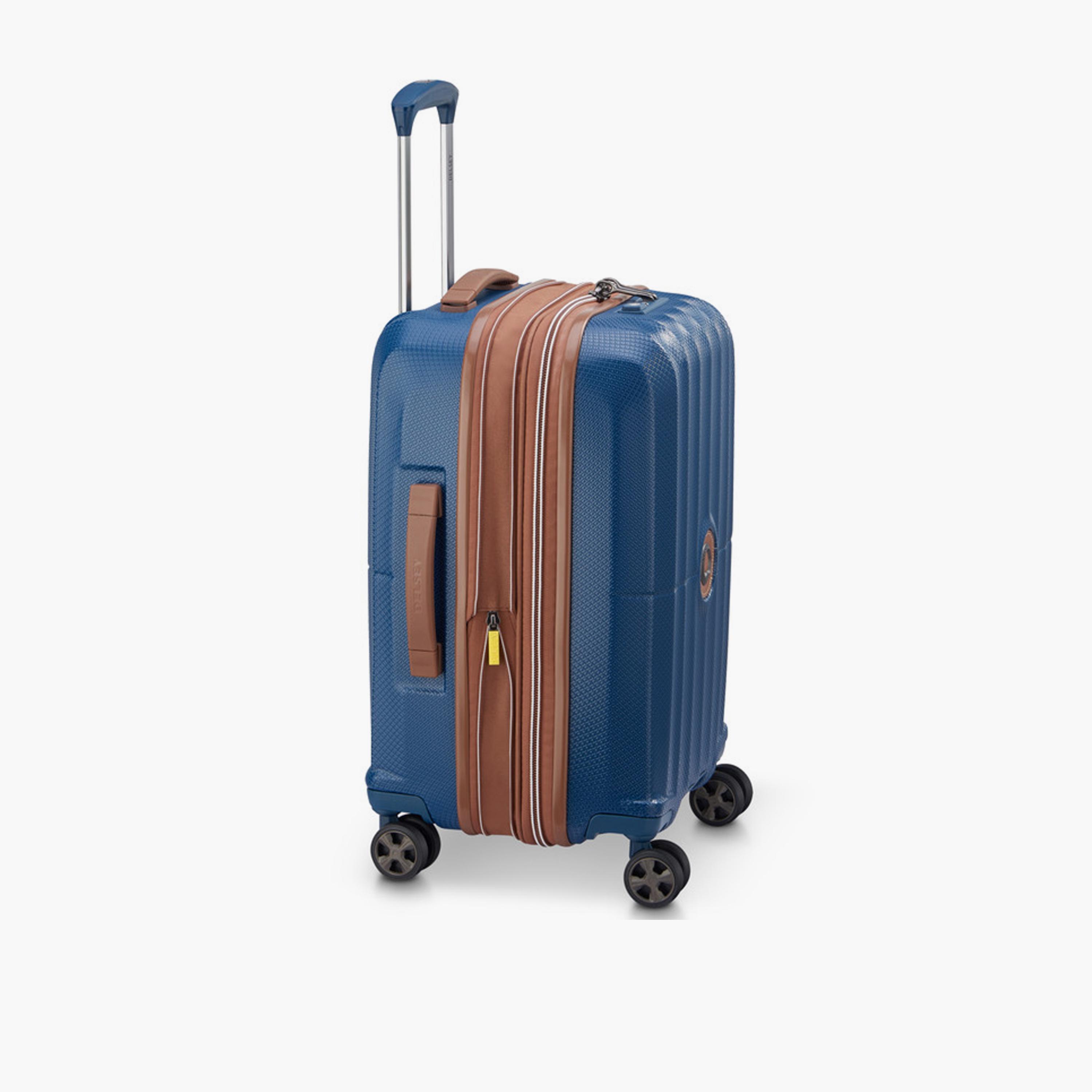 Delsey Carrousel 55 CM Small Cabin Polycarbonate with ABS Hard Sided 4-Wheeler Spinner Trolley Bag with TSA Combination Lock-travel-luggagesandbags-luggage-image-5