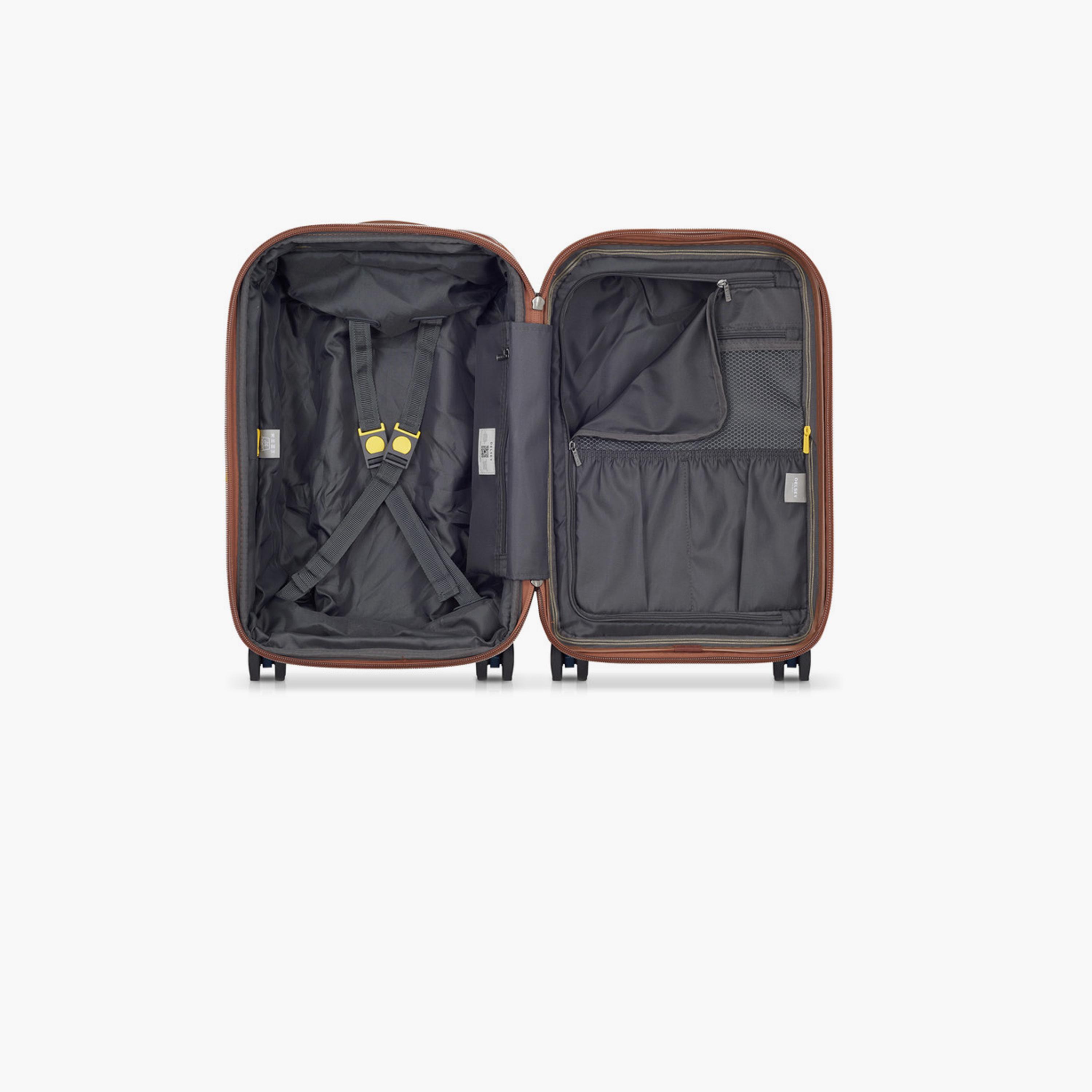 Delsey Carrousel 55 CM Small Cabin Polycarbonate with ABS Hard Sided 4-Wheeler Spinner Trolley Bag with TSA Combination Lock-travel-luggagesandbags-luggage-image-7