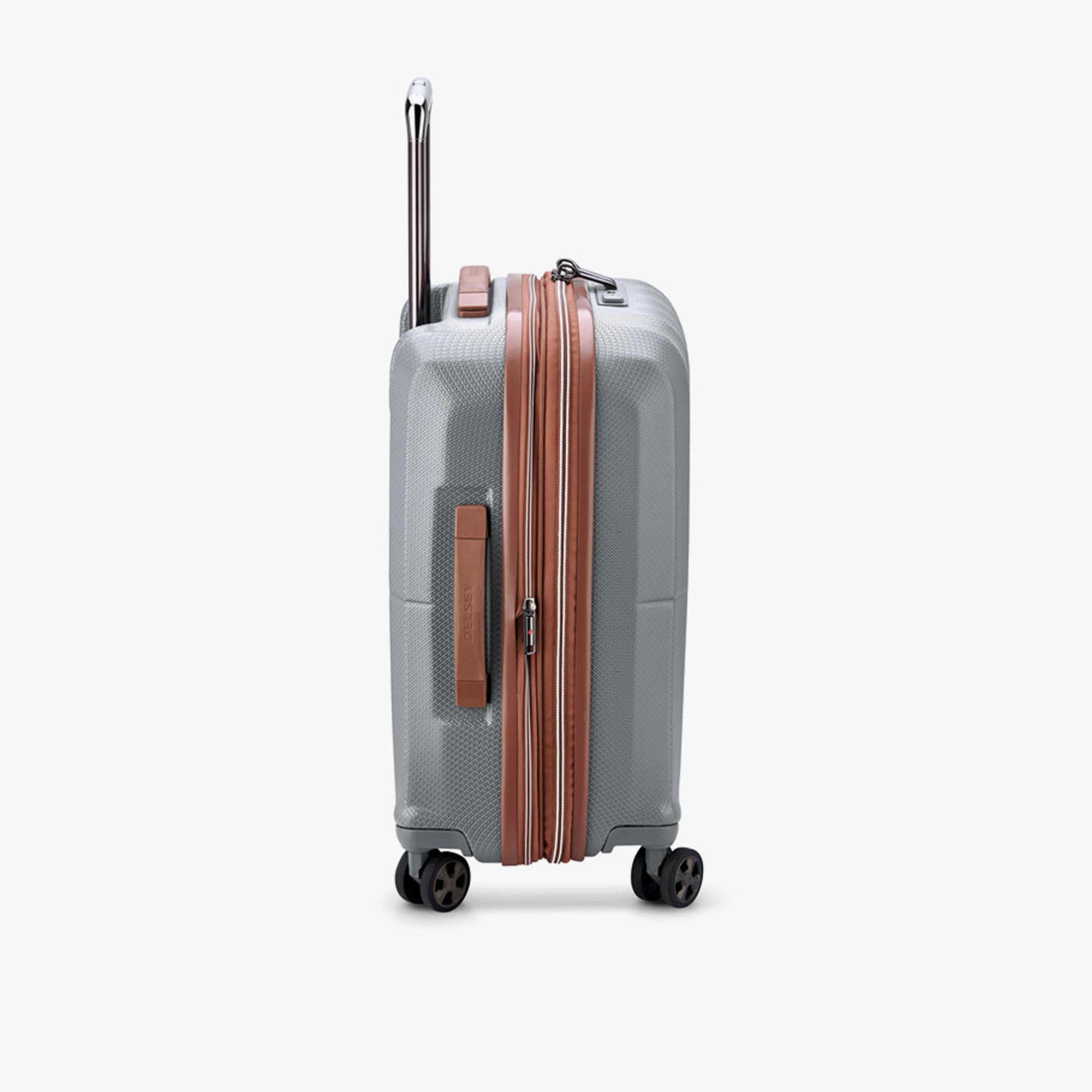 Delsey Carrousel 55 CM Small Cabin Polycarbonate with ABS Hard Sided 4-Wheeler Spinner Trolley Bag with TSA Combination Lock-travel-luggagesandbags-luggage-image-5