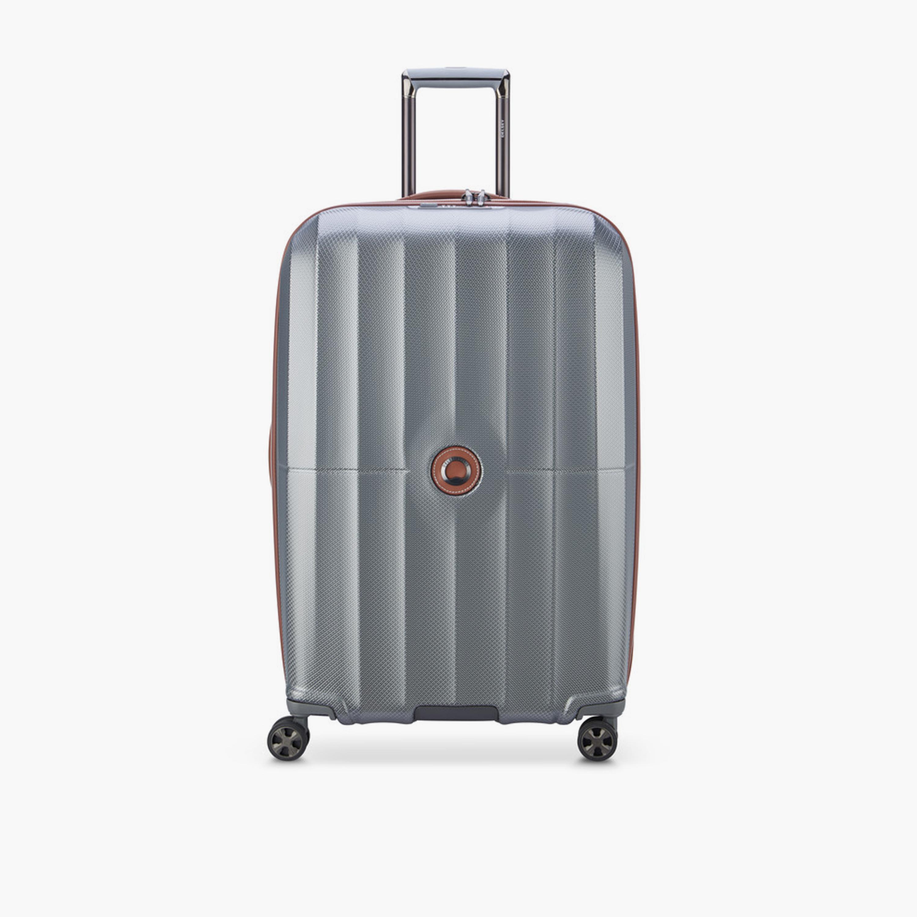 Delsey Carrousel 77 CM Large Check-in Polycarbonate with ABS Hard Sided 4-Wheeler Spinner Trolley Bag with TSA Combination Lock-travel-luggagesandbags-luggage-image-1