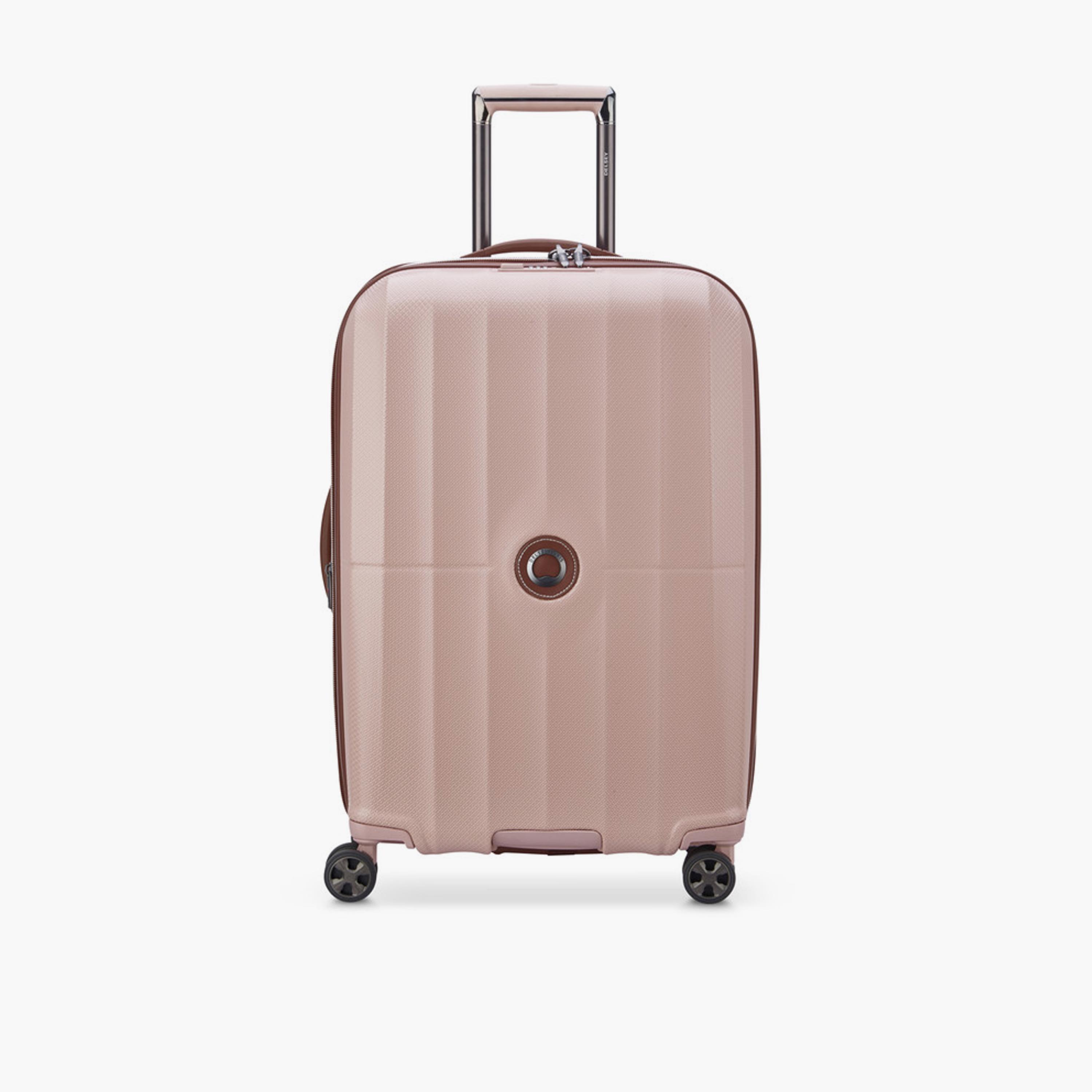 Delsey Carrousel 68 CM Medium Check-in Polycarbonate with ABS Hard Sided 4-Wheeler Spinner Trolley Bag with TSA Combination Lock-travel-luggagesandbags-luggage-image-1