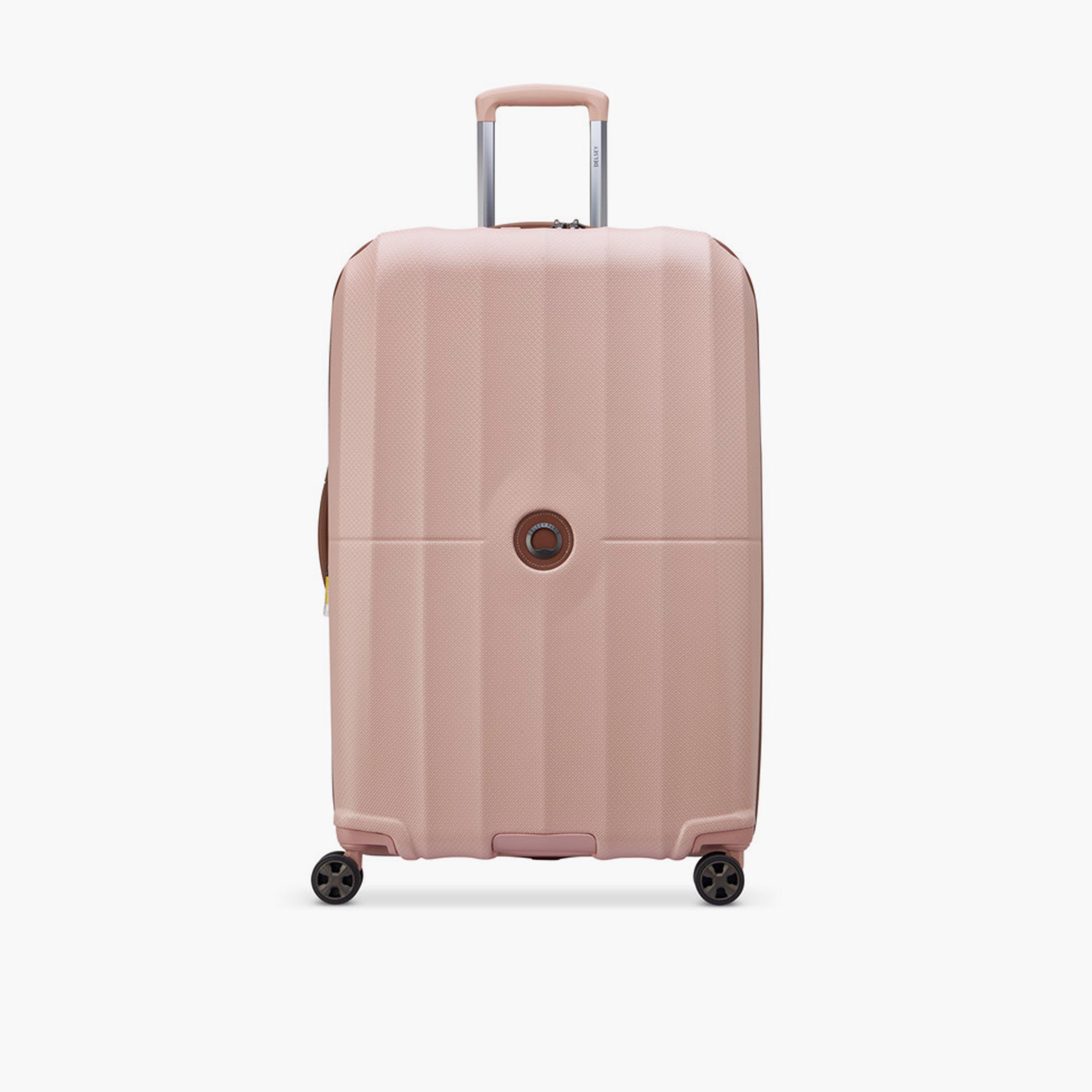 Delsey Carrousel 77 CM Large Check-in Polycarbonate with ABS Hard Sided 4-Wheeler Spinner Trolley Bag with TSA Combination Lock-travel-luggagesandbags-luggage-image-1