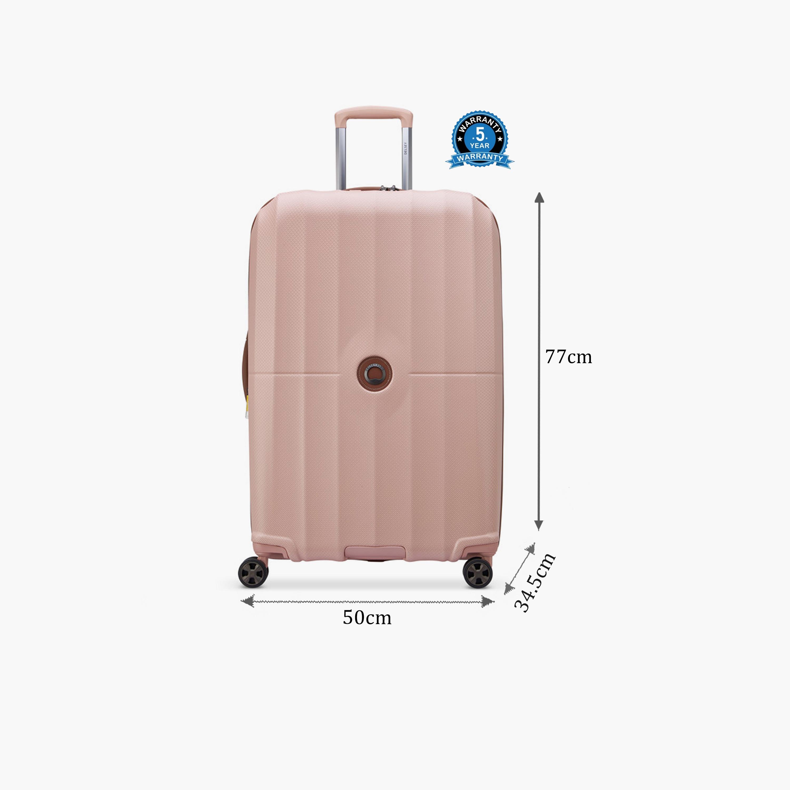 Delsey Carrousel 77 CM Large Check-in Polycarbonate with ABS Hard Sided 4-Wheeler Spinner Trolley Bag with TSA Combination Lock-travel-luggagesandbags-luggage-image-2