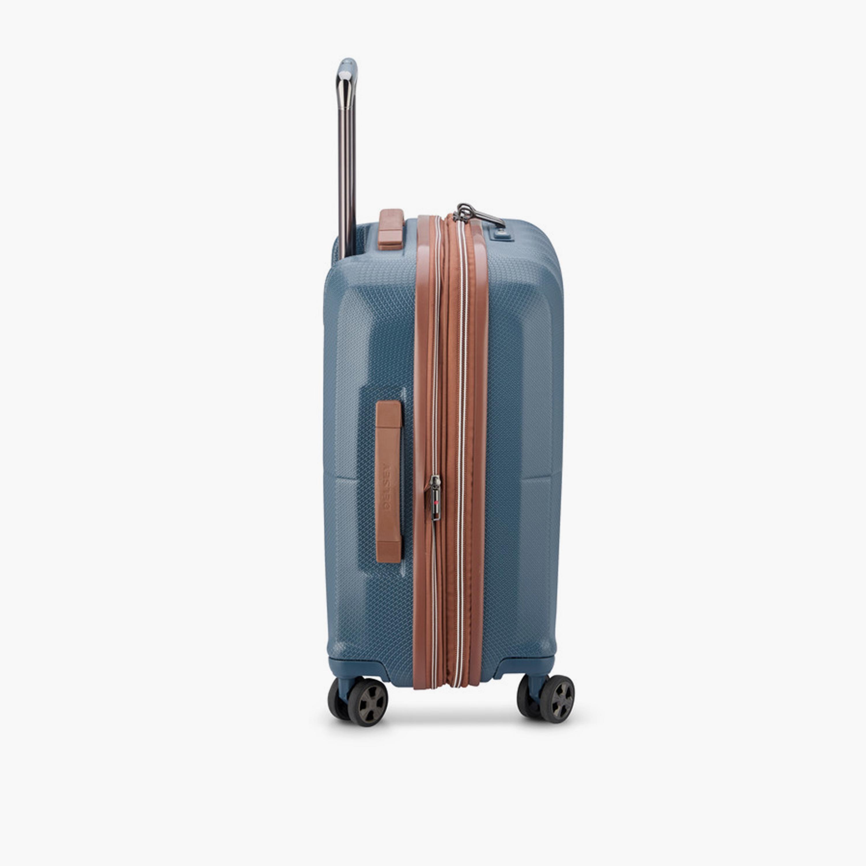 Delsey Carrousel 55 CM Small Cabin Polycarbonate with ABS Hard Sided 4-Wheeler Spinner Trolley Bag with TSA Combination Lock-travel-luggagesandbags-luggage-image-5